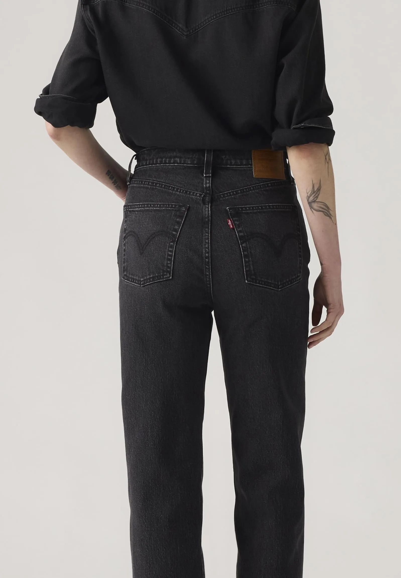 Levi's Ribcage Straight Ankle Jeans for Women, 28W x 31L - immagine 4