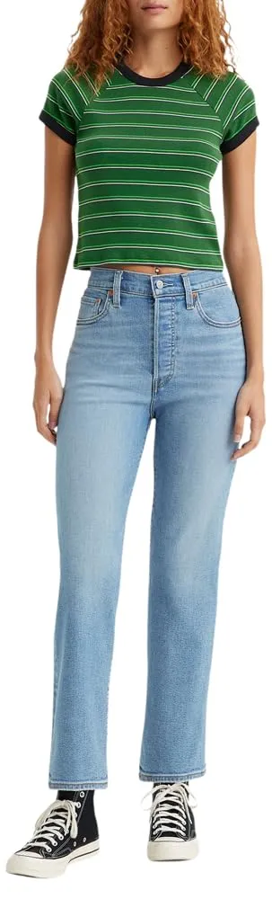 Levi's Ribcage Straight Ankle Donna Center Lane 29W / 29L - immagine 1