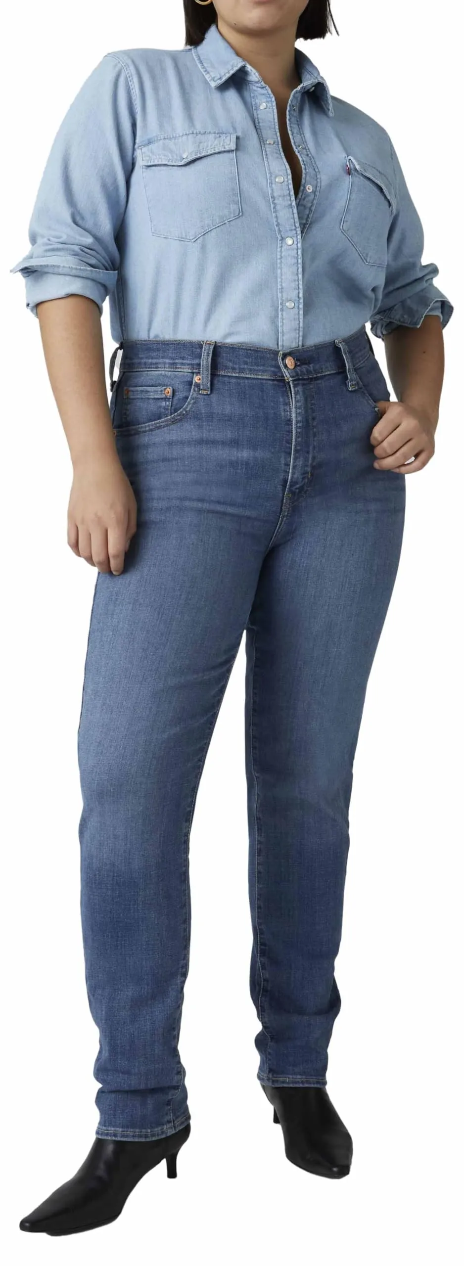 Levi's 724 High Rise Straight Jeans Way Back - immagine 7