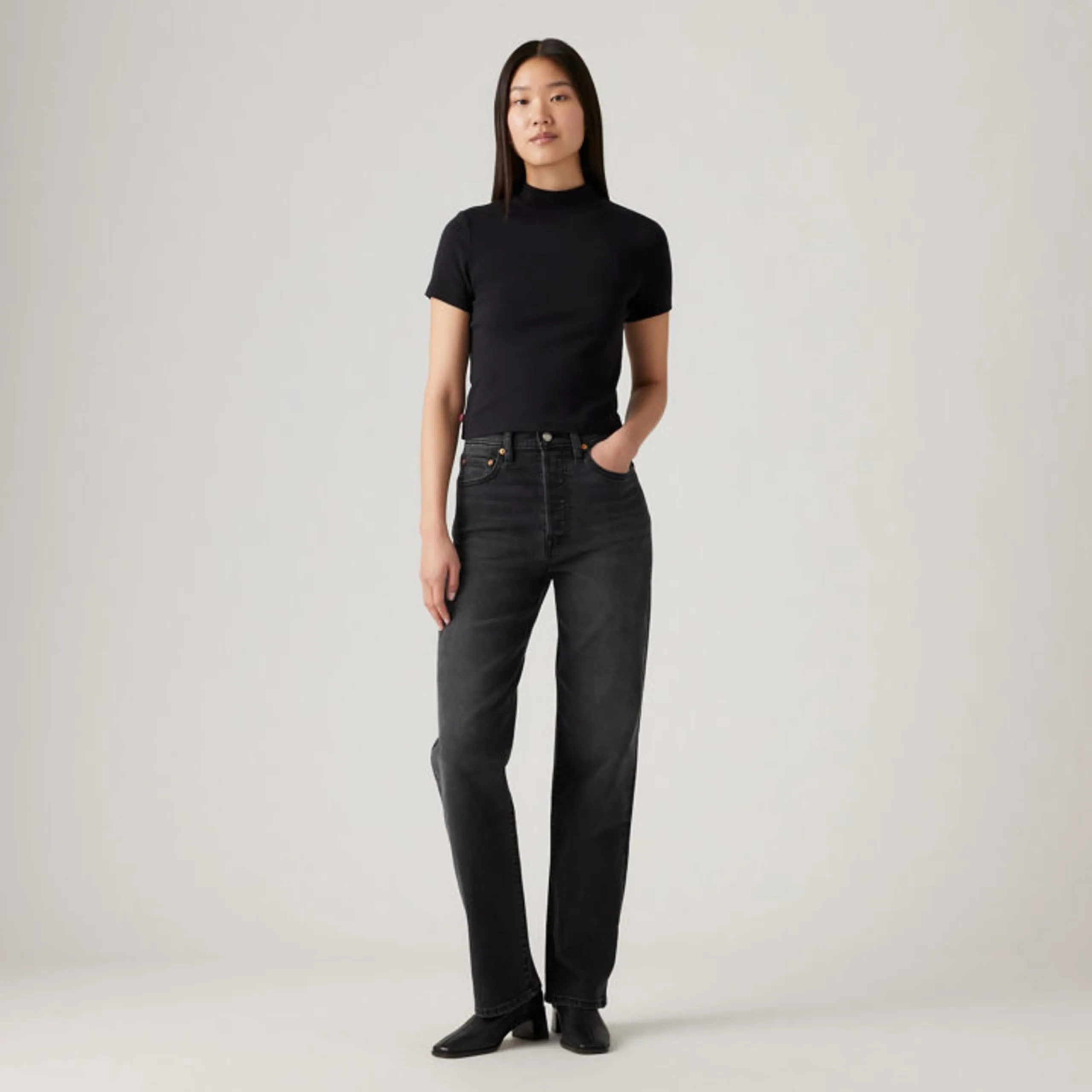Levi's Ribcage Full Length Jeans - Say No Go - immagine 6