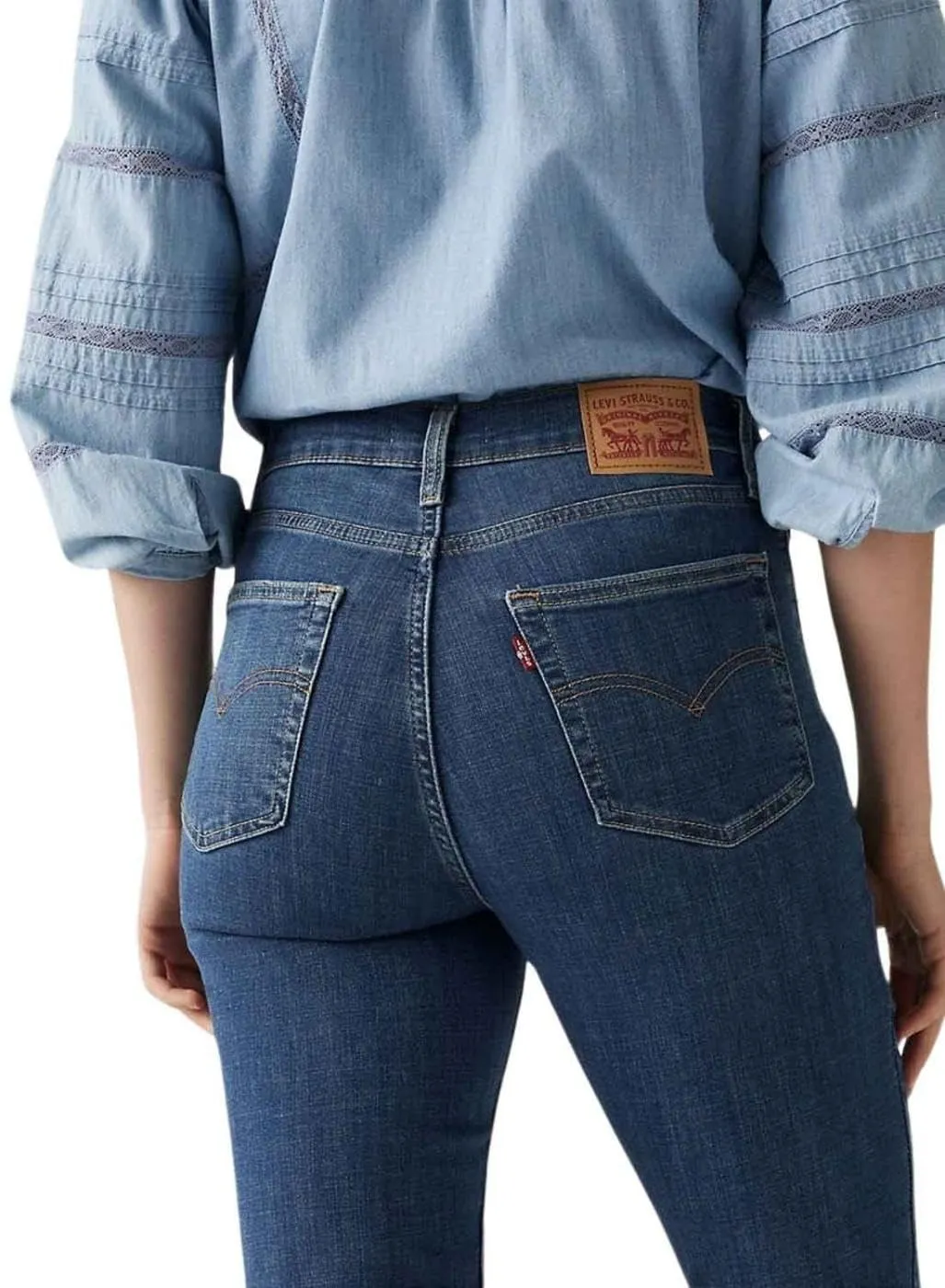 Levi's 724 High Rise Straight Jeans - Way Way Back - 29W / 34L - immagine 5