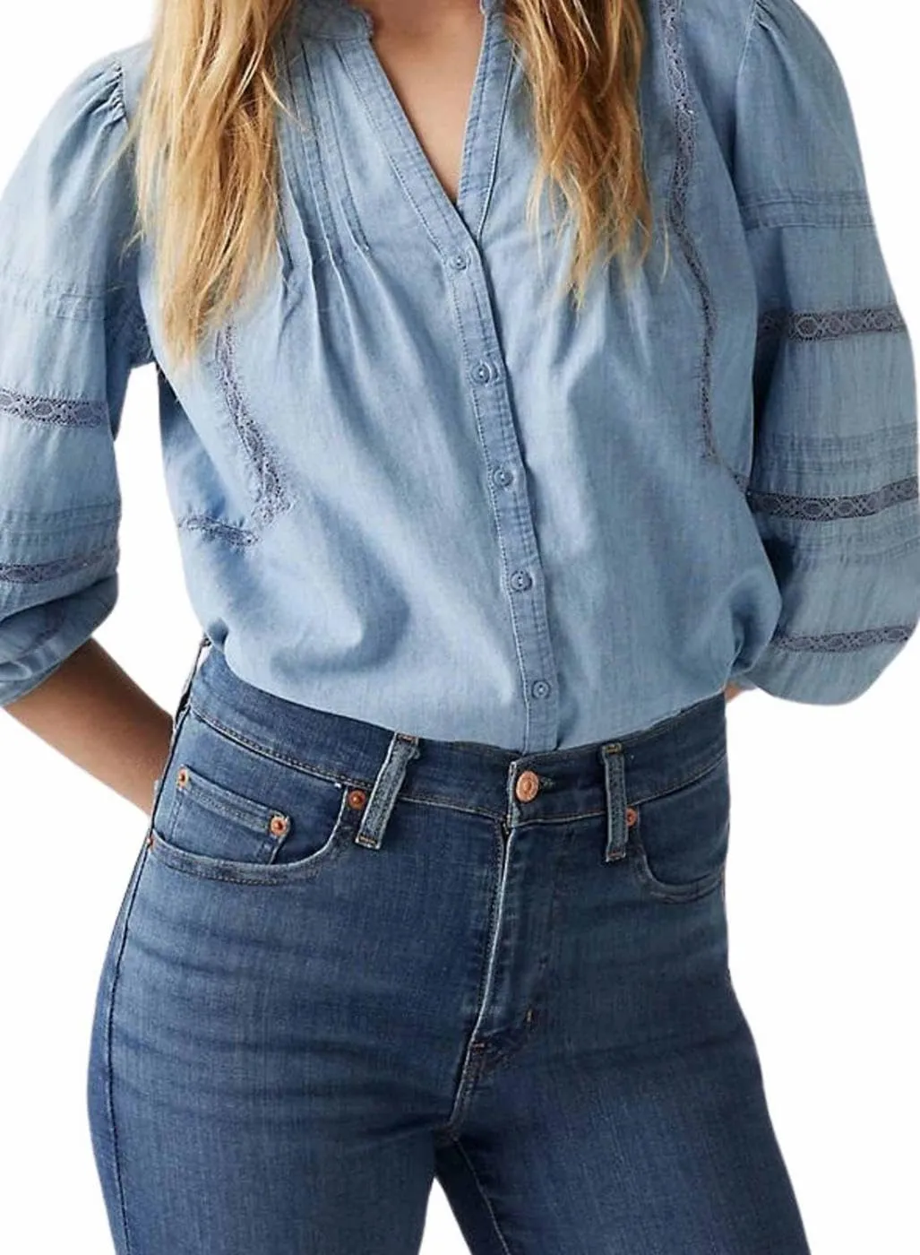 Levi's 724 High Rise Straight Jeans - Way Way Back - 29W / 34L - immagine 6