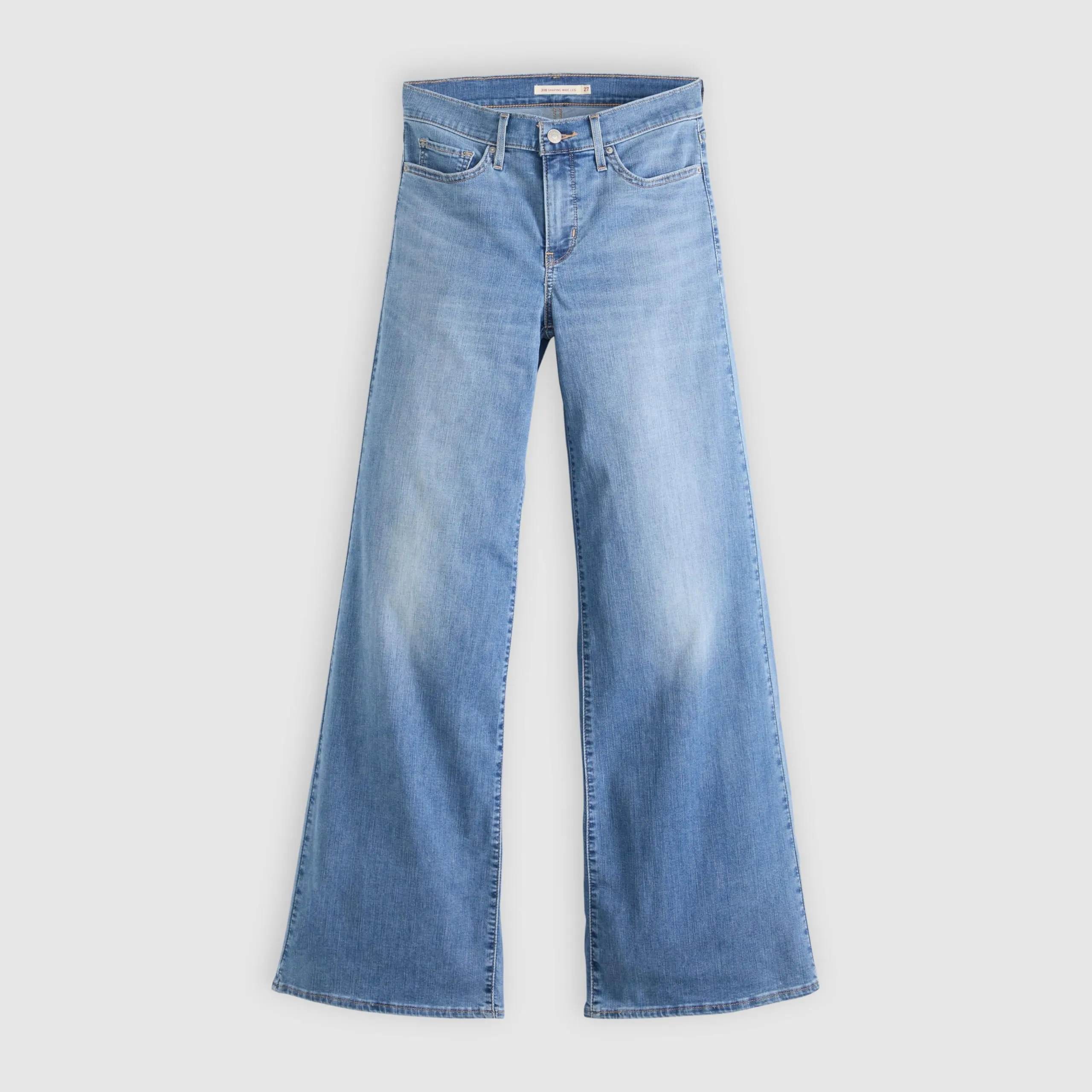 Levi's 318 Shaping Wide Leg Jeans - Cool Satisfaction - immagine 8