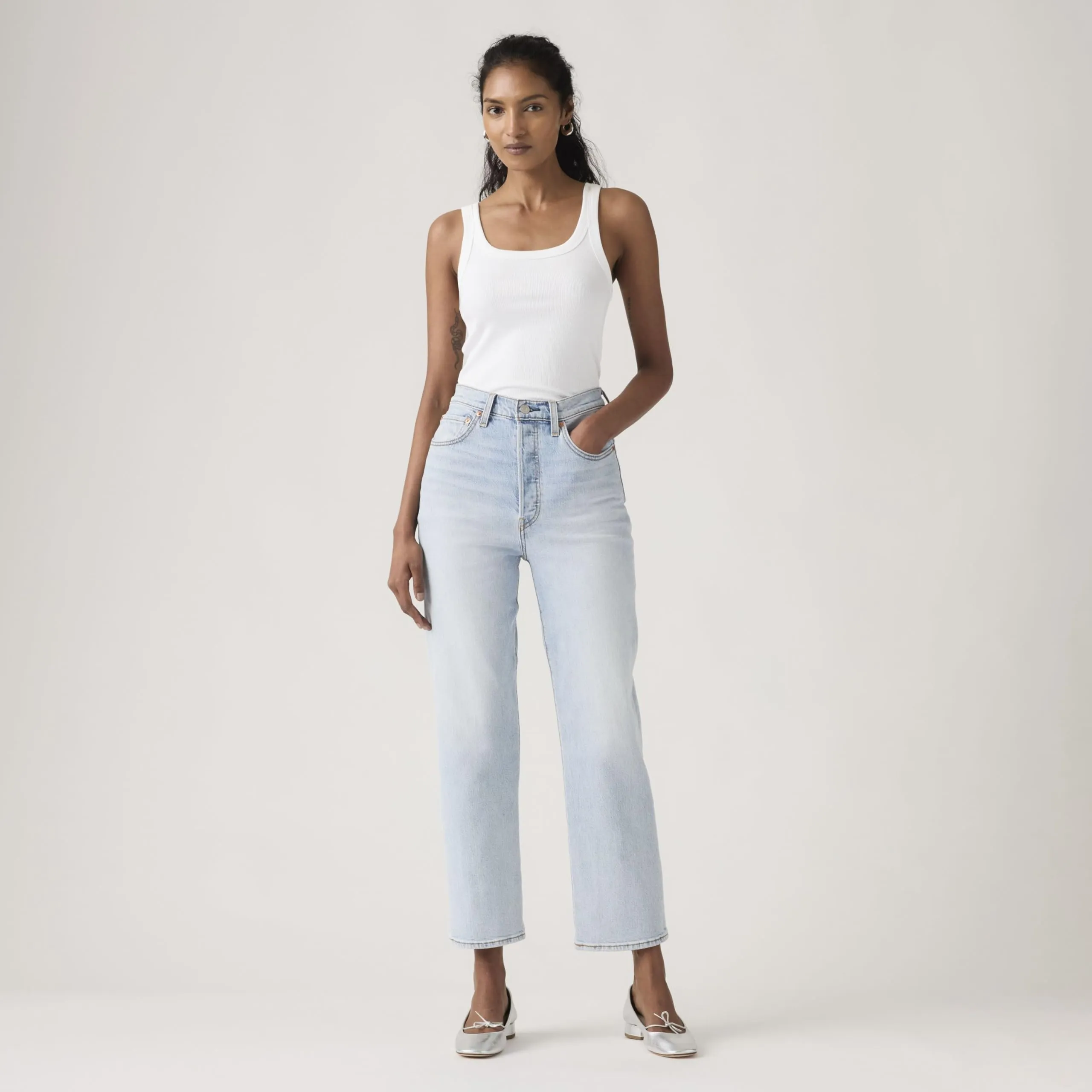Levi's Ribcage Straight Ankle Jeans - Filtro Her Ltw - immagine 5