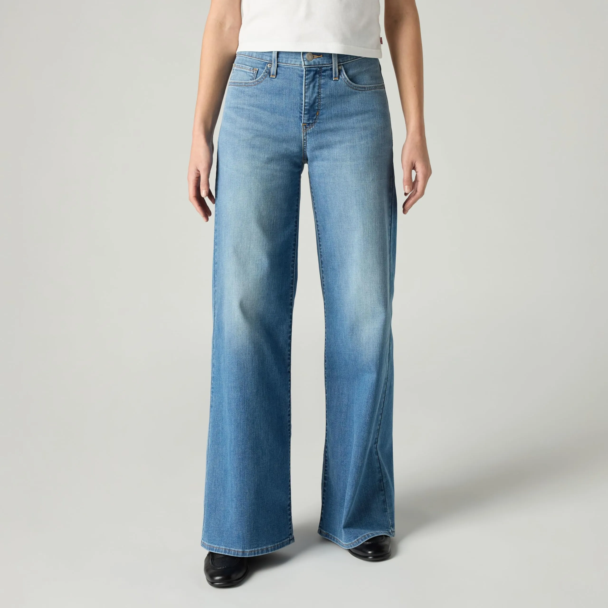 Levi's 318 Shaping Wide Leg Jeans - Cool Satisfaction - immagine 6