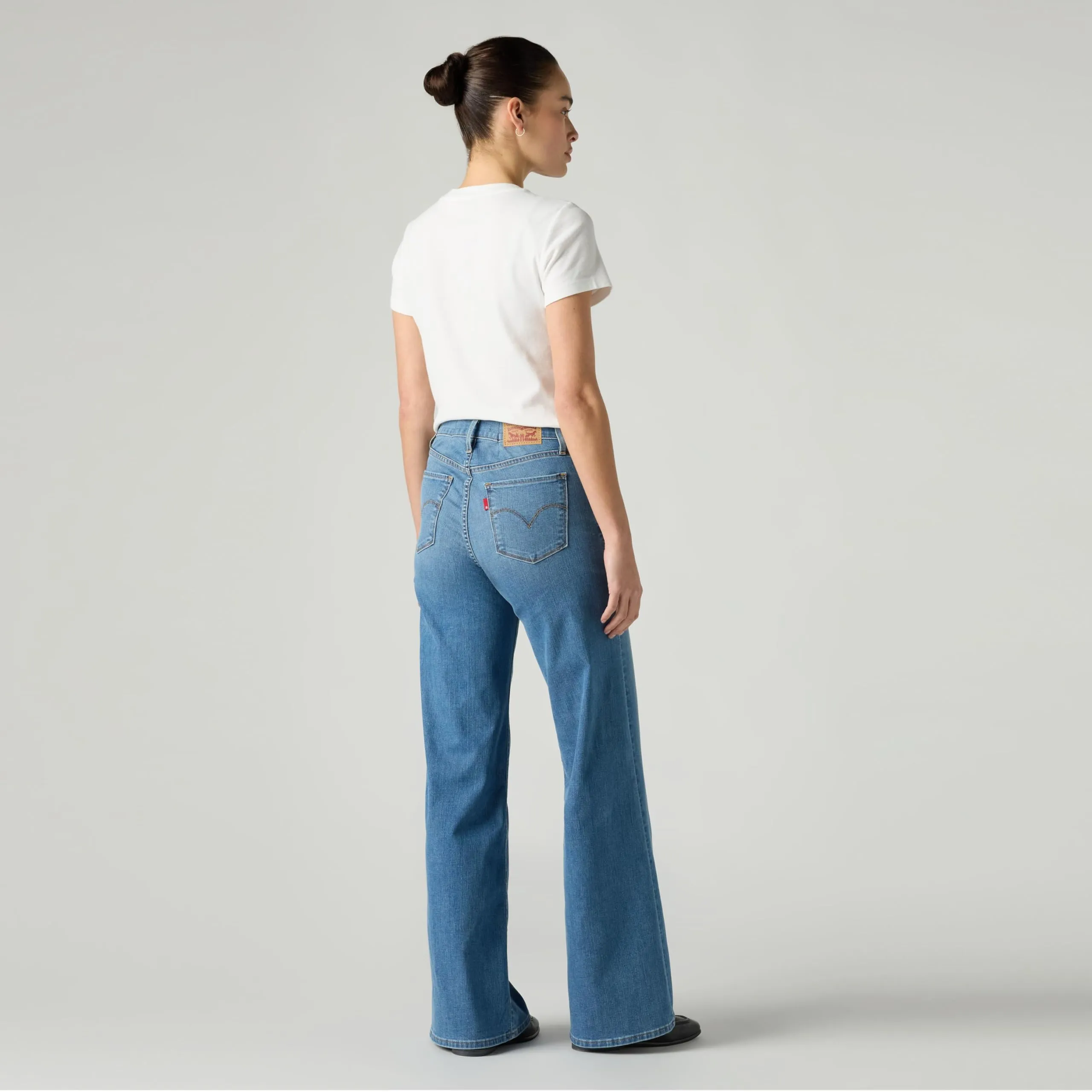 Levi's 318 Shaping Wide Leg Jeans - Cool Satisfaction - immagine 3