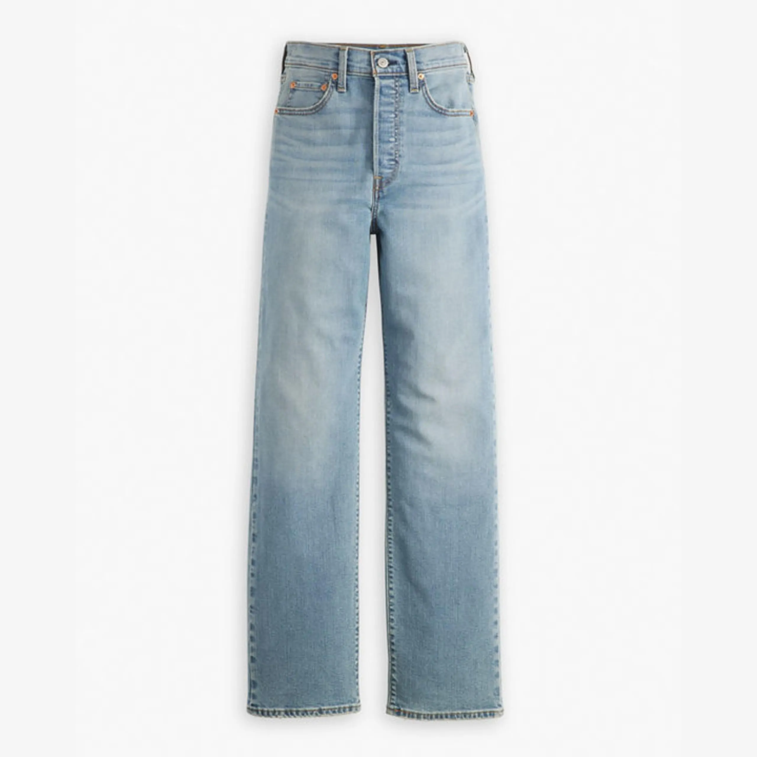 Levi's Ribcage Full-Length Straight Jeans Ringing Bells No Dx - immagine 5