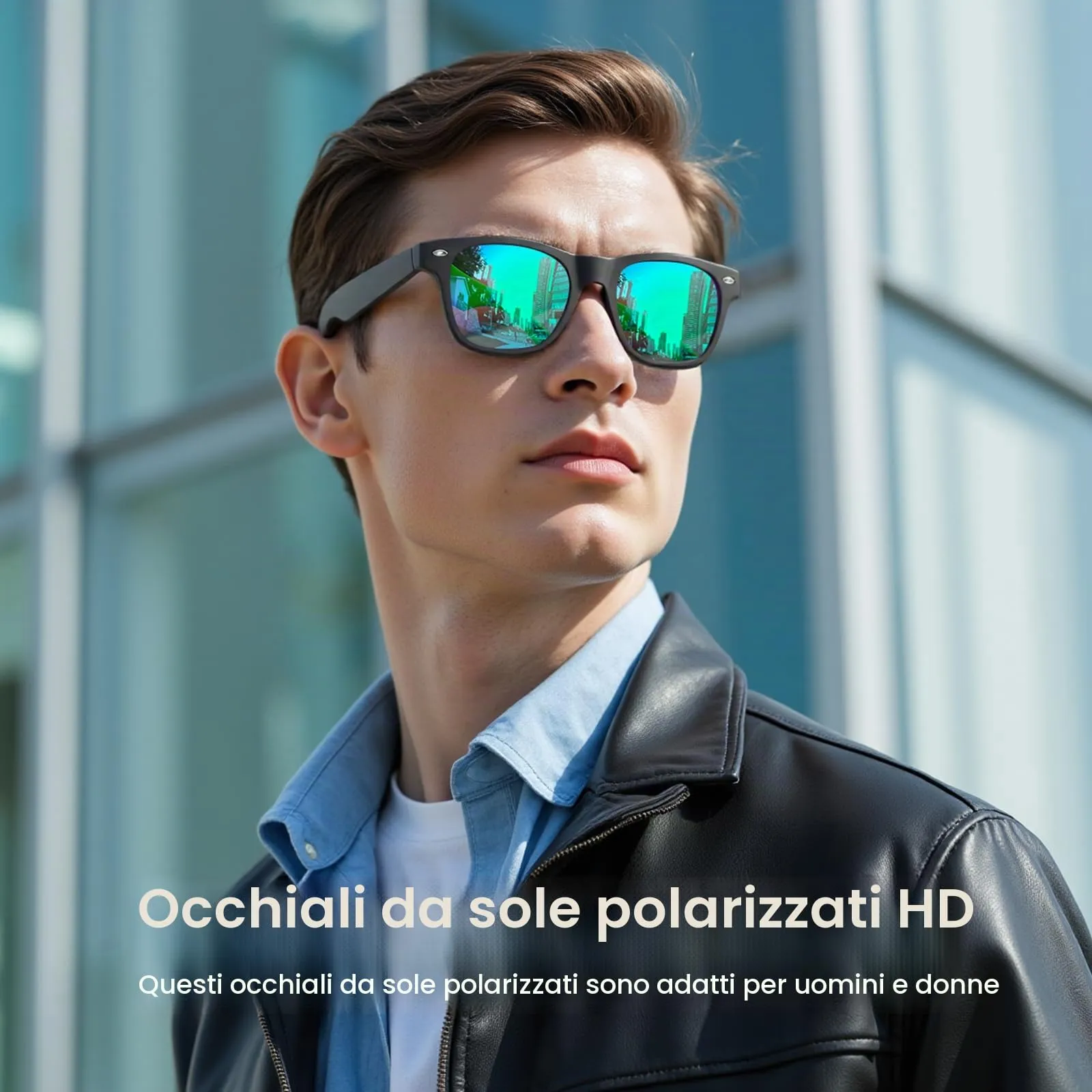 Ymmott Occhiali da Sole Polarizzati Retrò UV400 Unisex - immagine 4