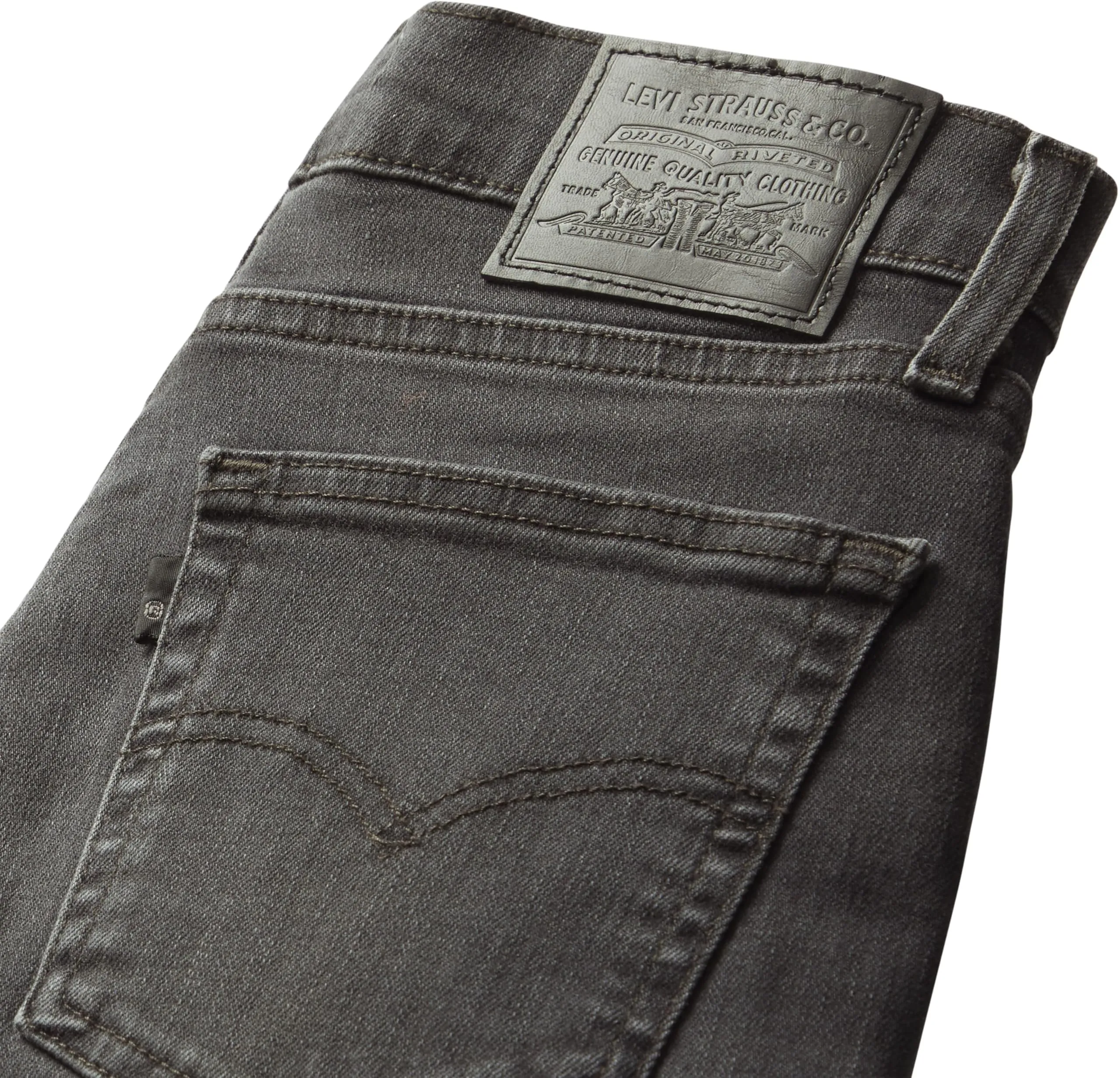 Levi's Women's 724 Straight Fit Stretch Jeans, Black (Together Time), W27/L30 - immagine 7