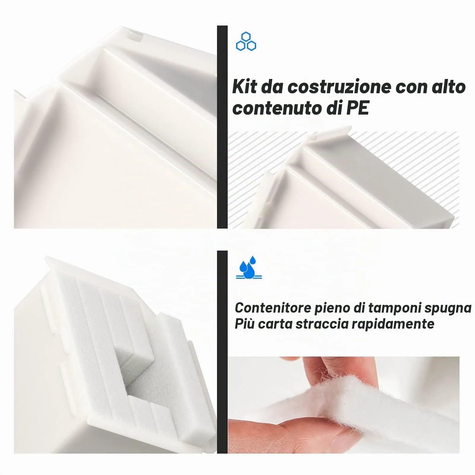 Spaceink Cuscinetto di inchiostro residuo di ricambio con software di reset per Epson Ecotank ET-4800 ET-2820 ET-2720 ET-2871 ET-4700 L3110 ET-2870 ET-2880 ET-2400 ET-2711 ET-2800 - immagine 5