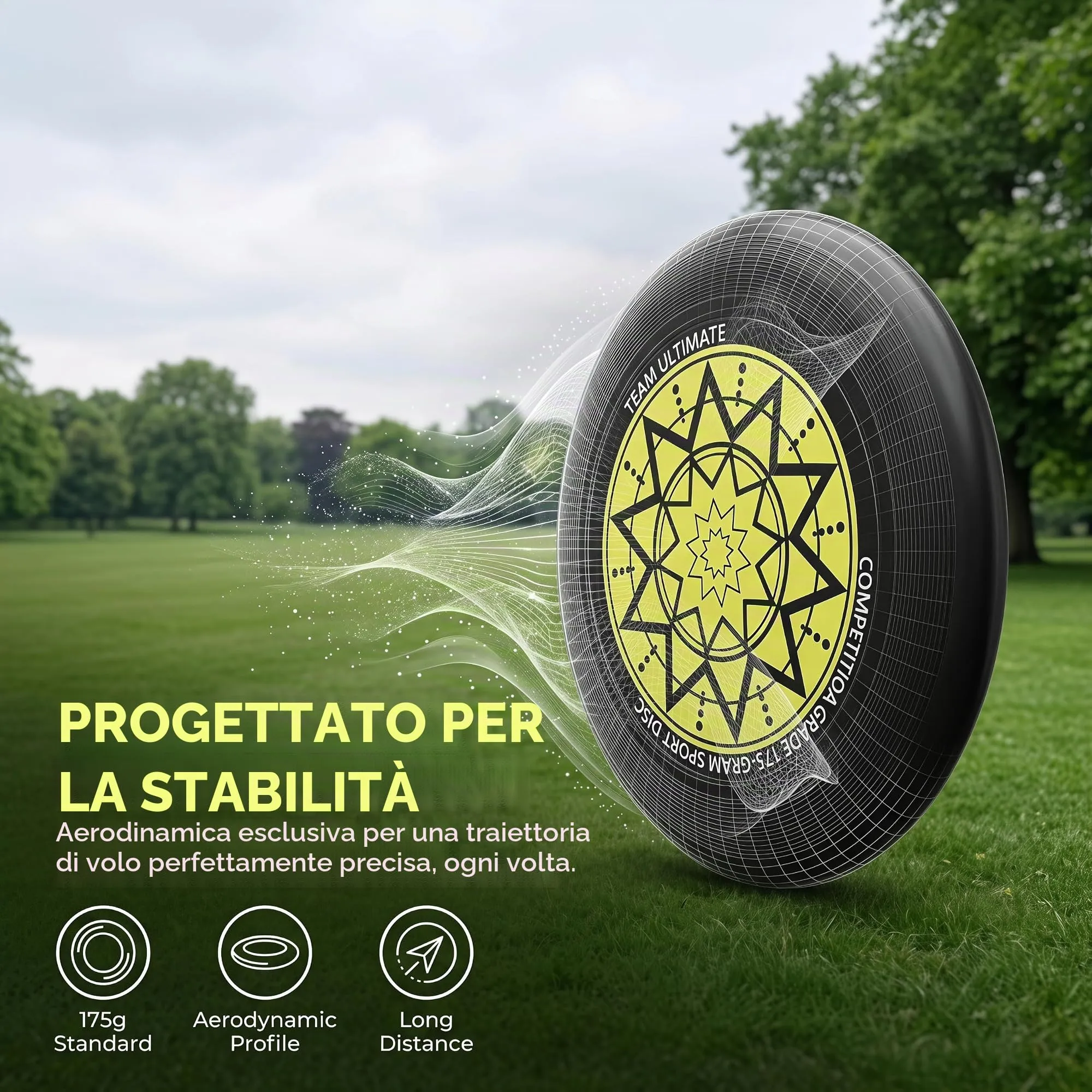 Qkydky Eurodisc 175g Ultimate Frisbee Professional Throwing Disc - immagine 3