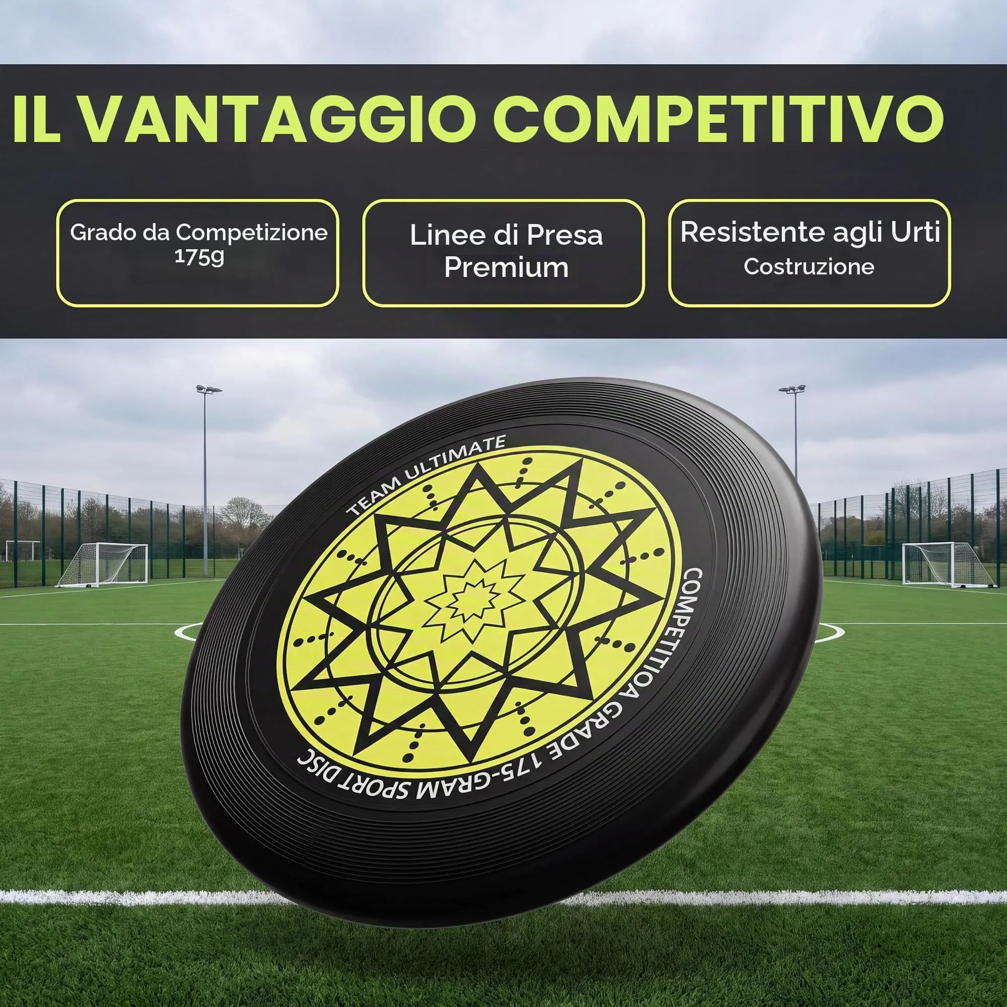 Qkydky Eurodisc 175g Ultimate Frisbee Professional Throwing Disc - immagine 4