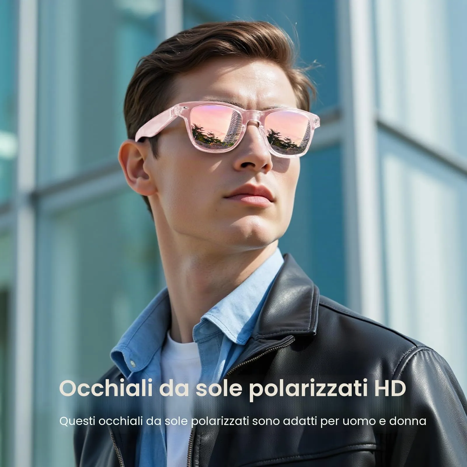 Ymmott Occhiali da Sole Polarizzati Retrò Protezione UV400 per Uomo e Donna - immagine 4