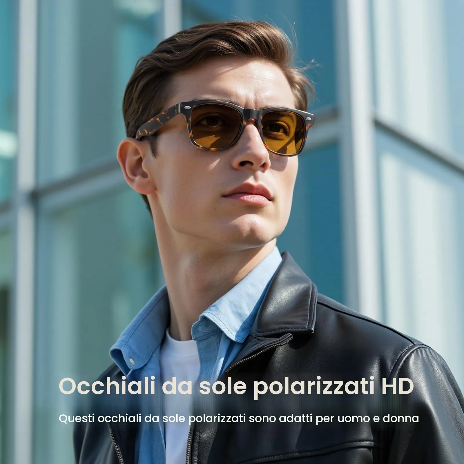 Ymmott Occhiali da Sole Polarizzati Stile Retrò Protezione UV400 per Uomo e Donna - immagine 4