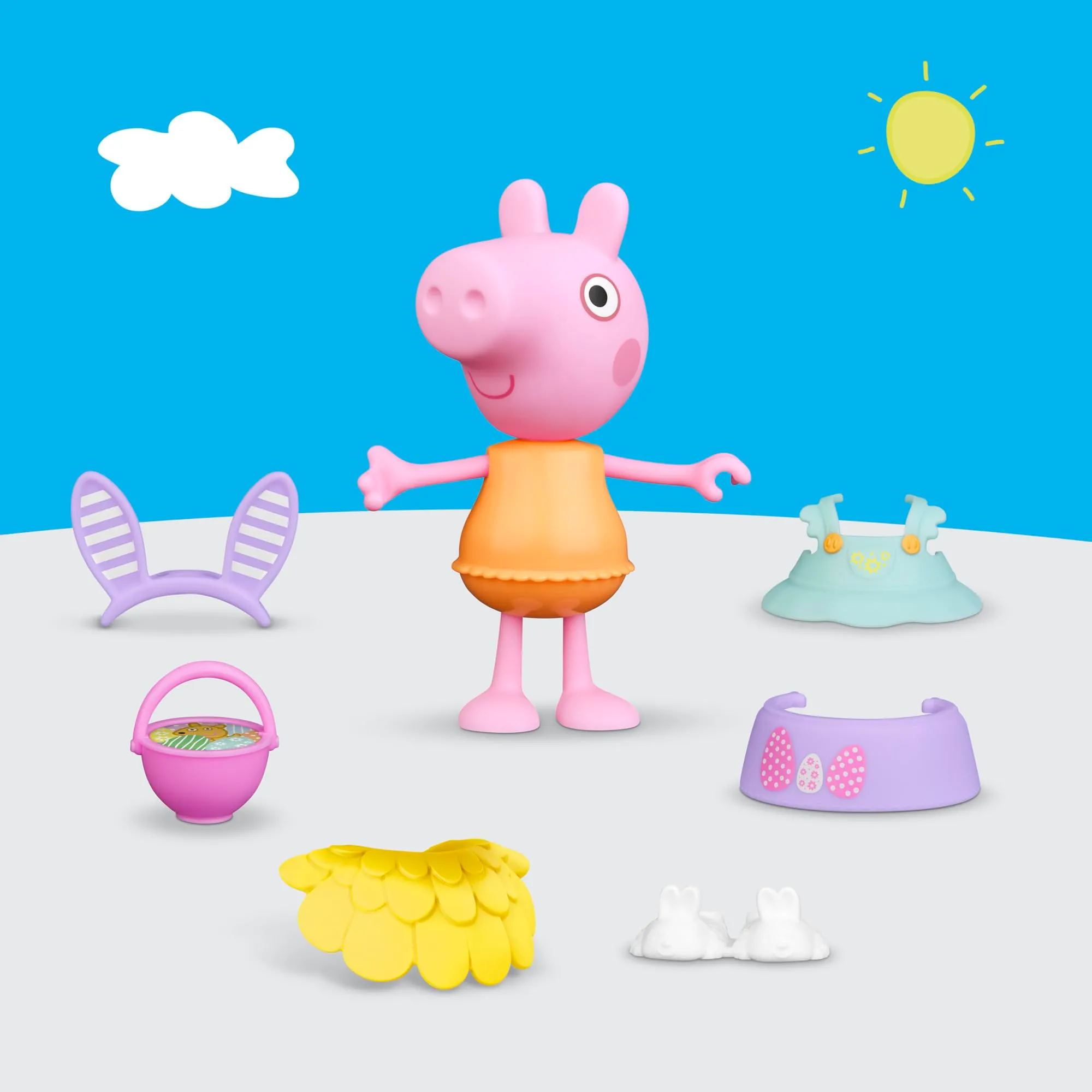 Peppa Pig Tenues de Printemps Figurine 15 cm - immagine 6