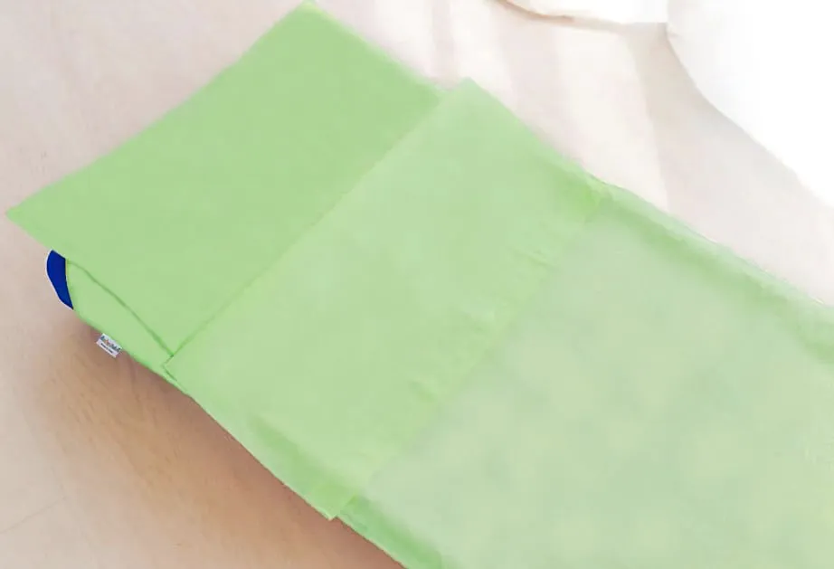 Andy & Helen Sacco Lenzuolo per Brandina Asilo 65x140 cm, 100% Cotone, Verde - immagine 2