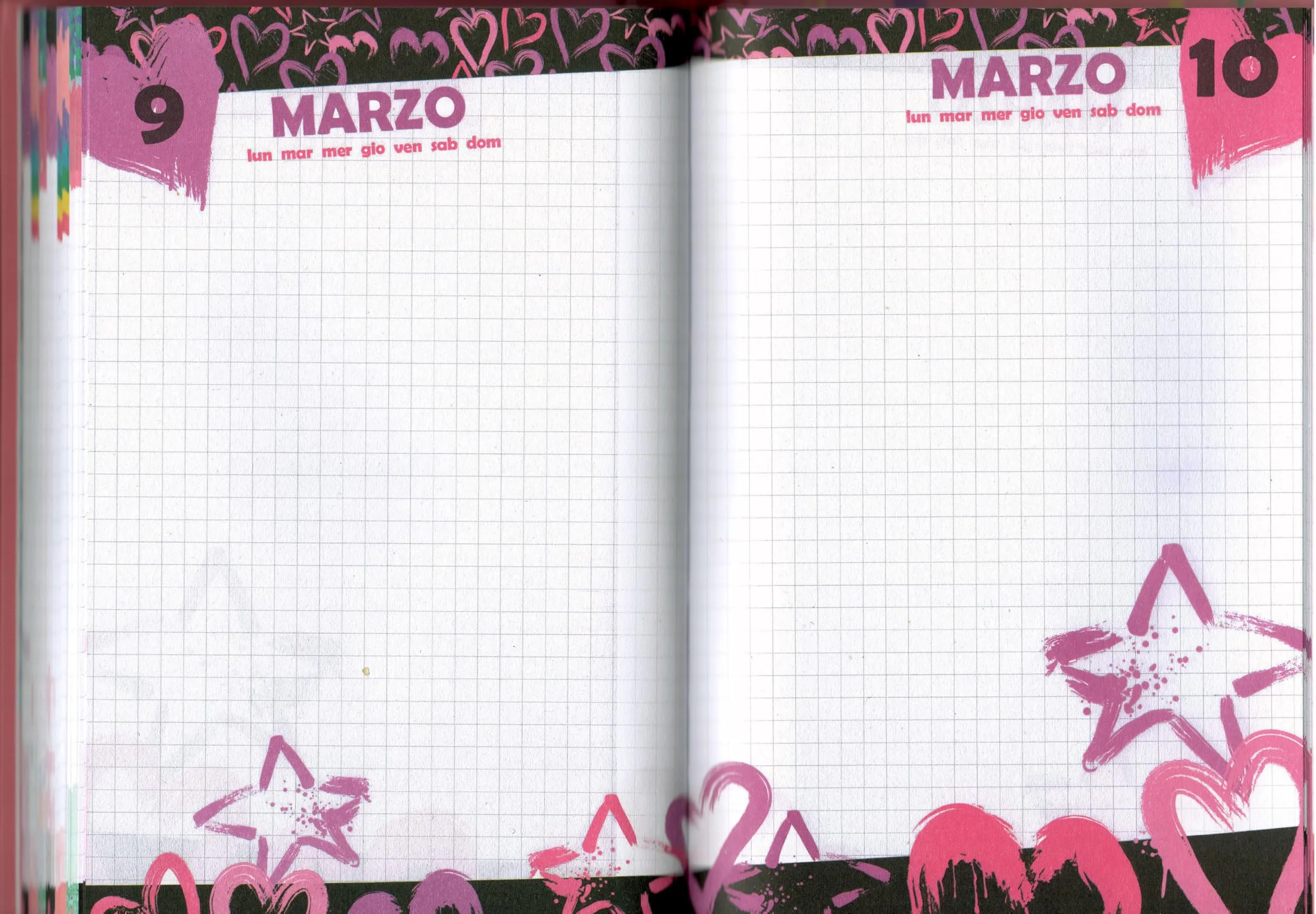 Julian Ross Diario Scuola Bambini Pandacorno Fluffy - 12 Mesi, 320 Pagine, 14,8x21 cm, Non Datato, Copertina Rigida - immagine 5