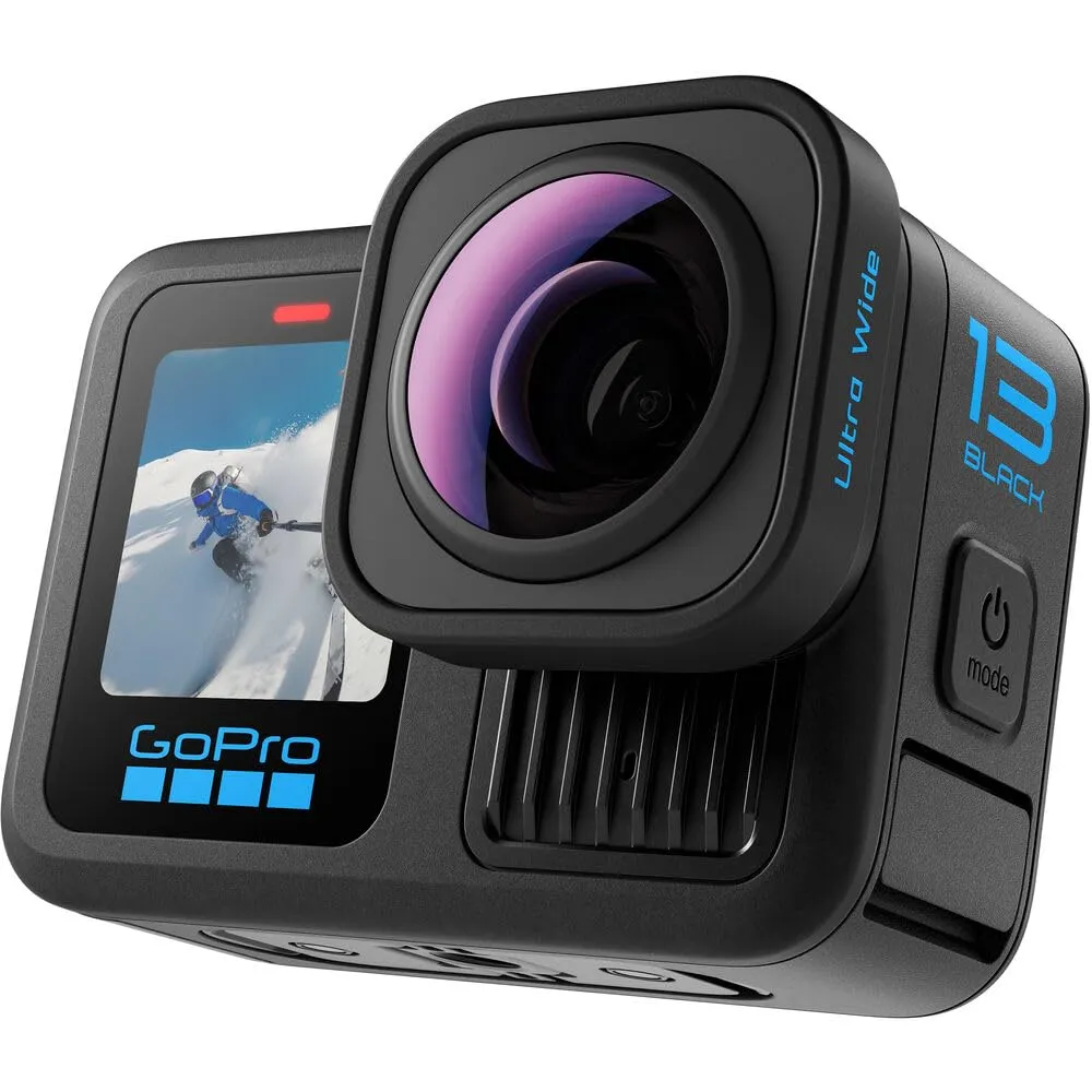 GoPro HERO13 Black Ultra Wide Edition Action Camera 5.3K60 27MP 177° FOV HB Series Lens Compatibility - immagine 3