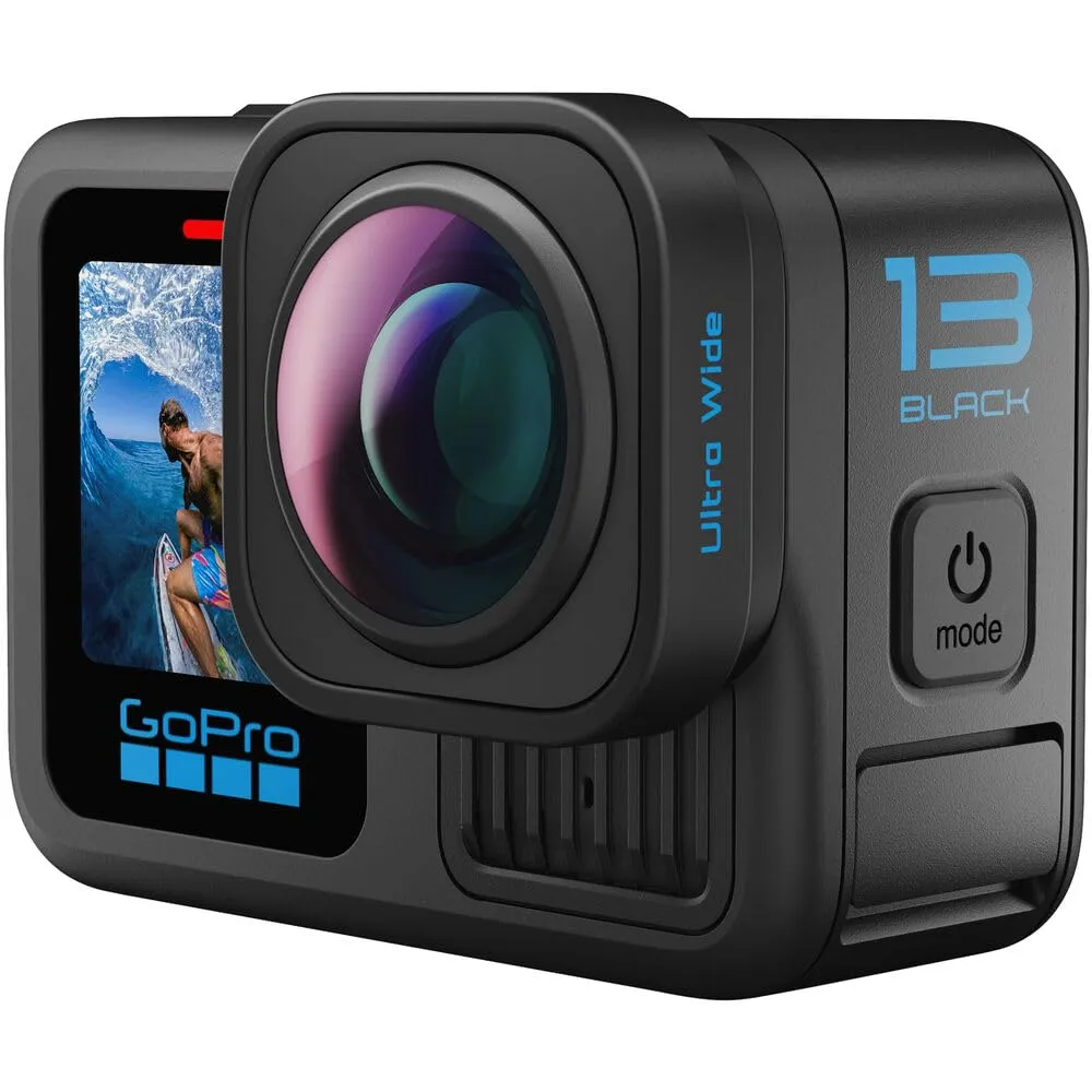 GoPro HERO13 Black Ultra Wide Edition Action Camera 5.3K60 27MP 177° FOV HB Series Lens Compatibility - immagine 6