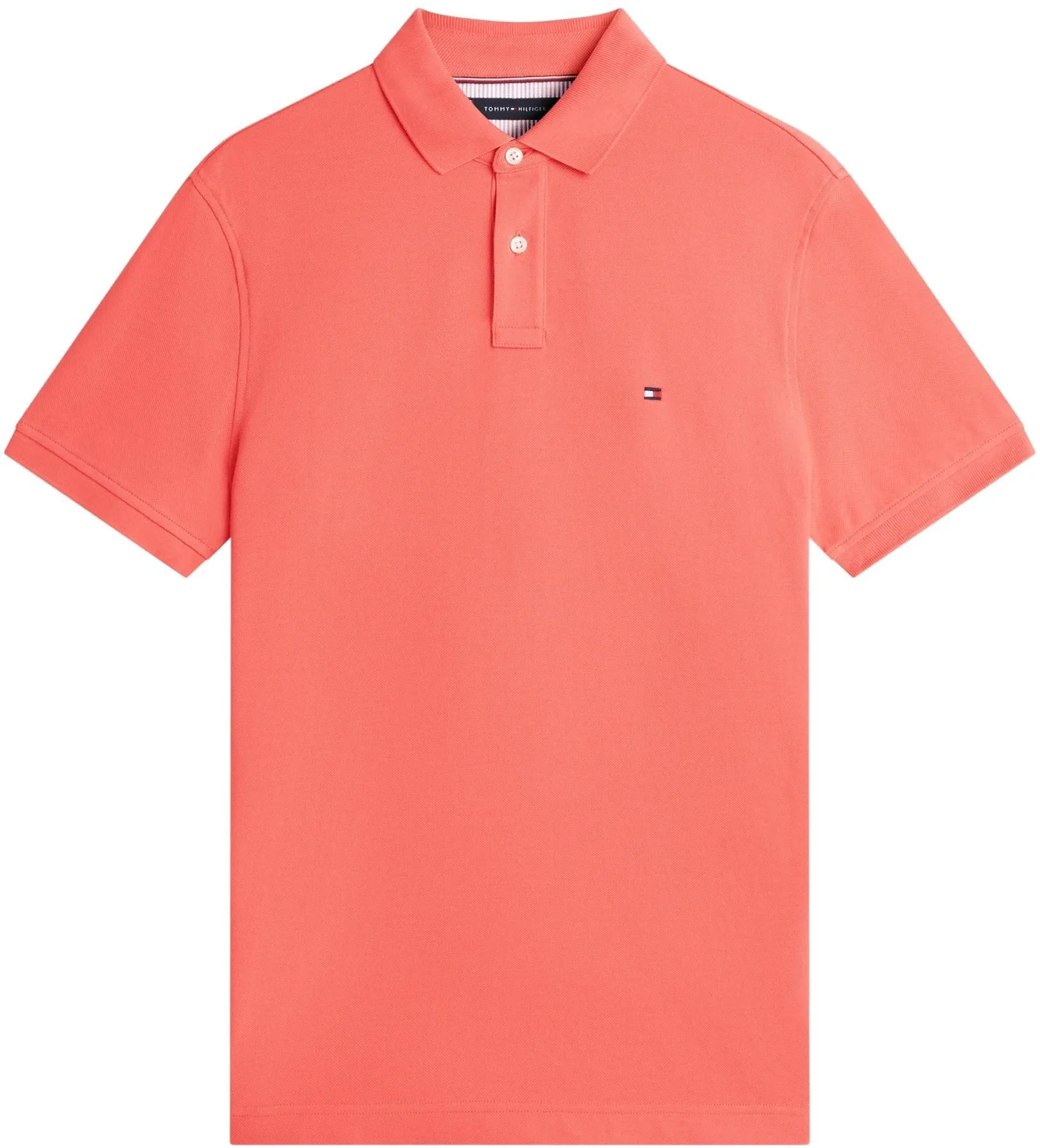 Tommy Hilfiger Uomo Maglietta Polo Maniche Corte 1985 Regular Fit, Rosso Vintage Red, S - immagine 5