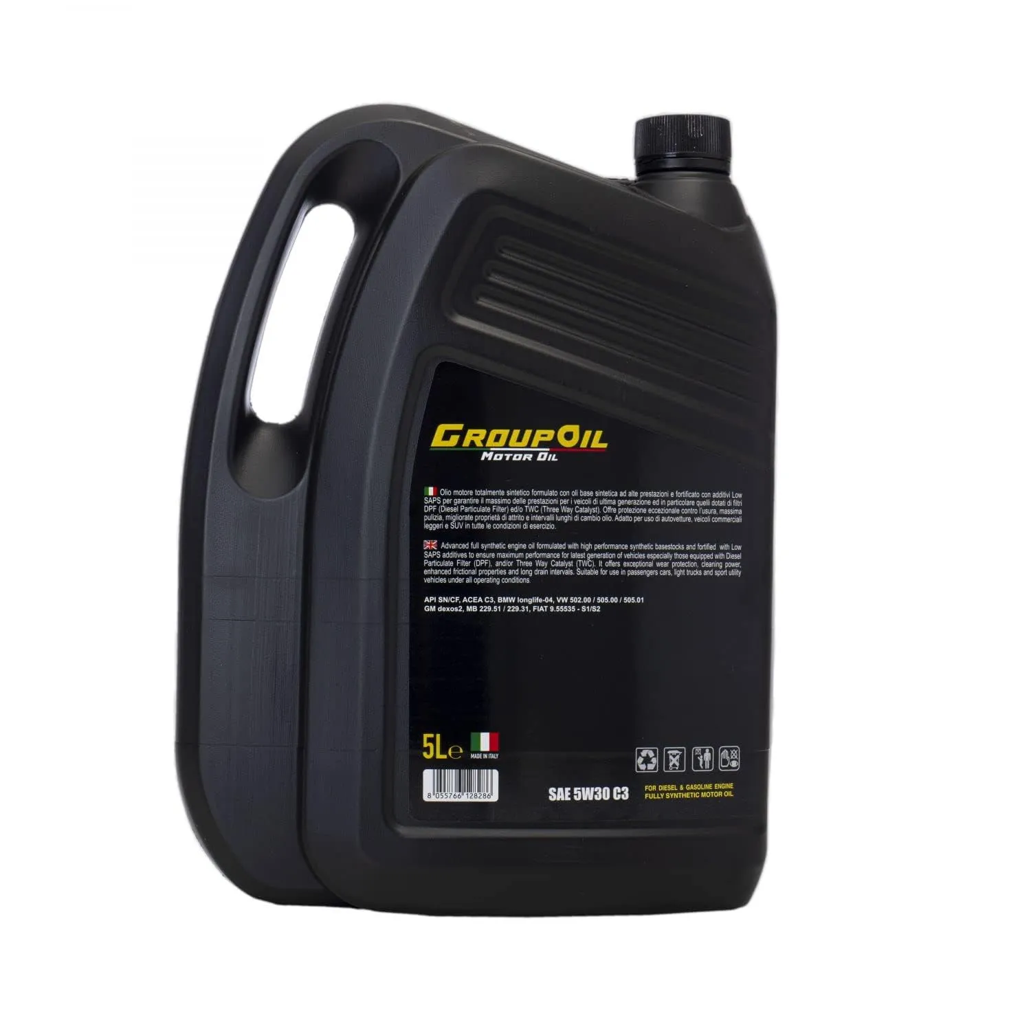 Groupoil 5W30 ACEA C3 Olio Motore Totalmente Sintetico, 1x5L - immagine 2