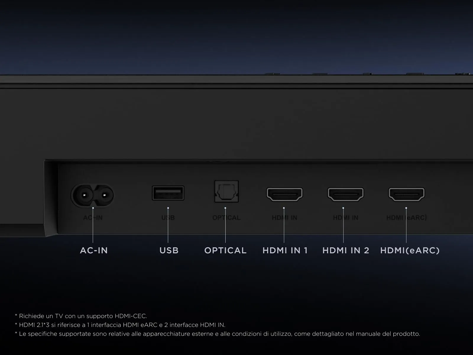 TCL Q85H Pro 7.1.4 Channel Soundbar, 860W, Dolby Atmos, DTS:X, Bluetooth 5.1, HDMI 2.1 Passthrough - immagine 11