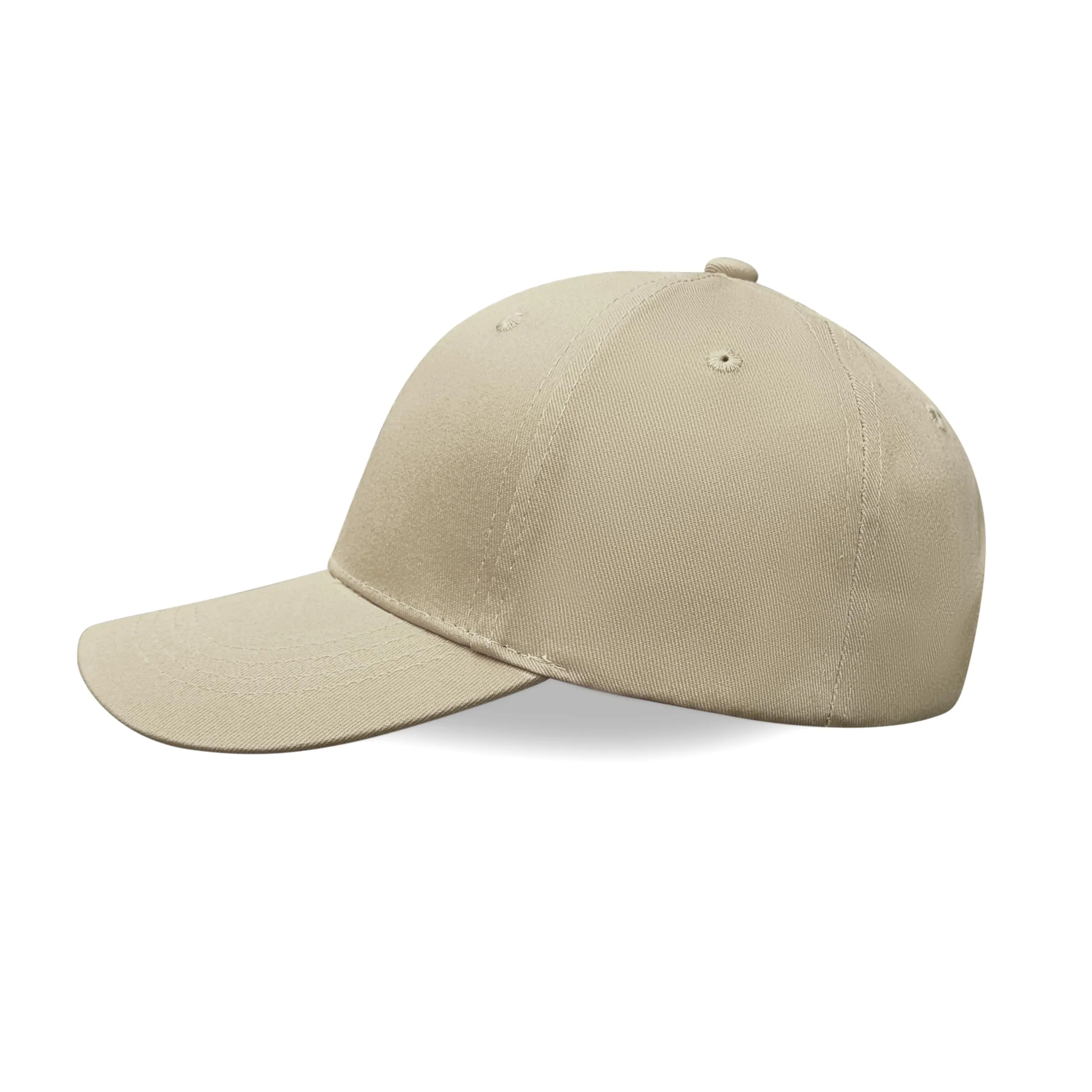 Bella Accessori Cappellino Baseball Regolabile Unisex in Cotone, Beige Scuro - immagine 2