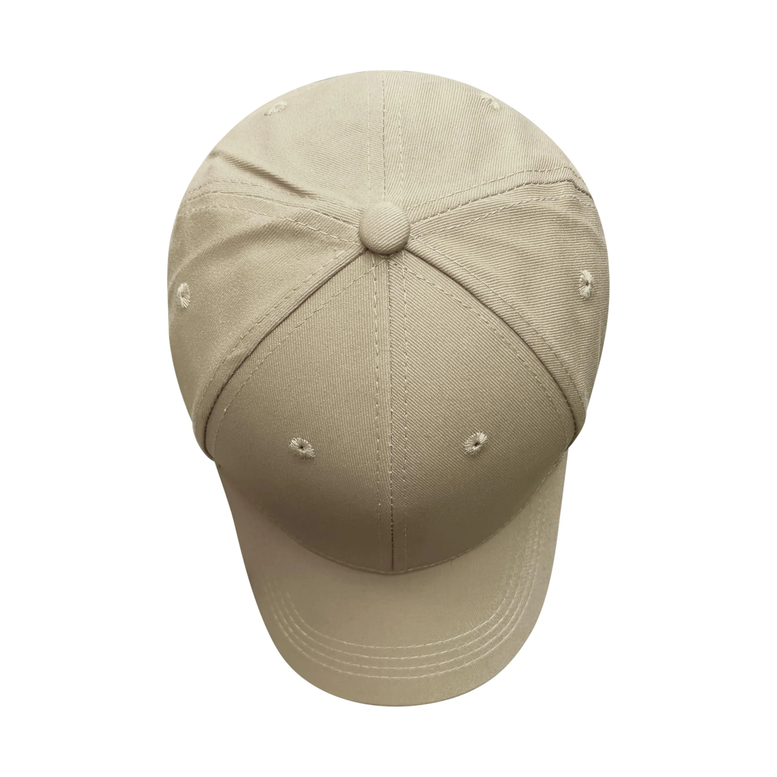 Bella Accessori Cappellino Baseball Regolabile Unisex in Cotone, Beige Scuro - immagine 3