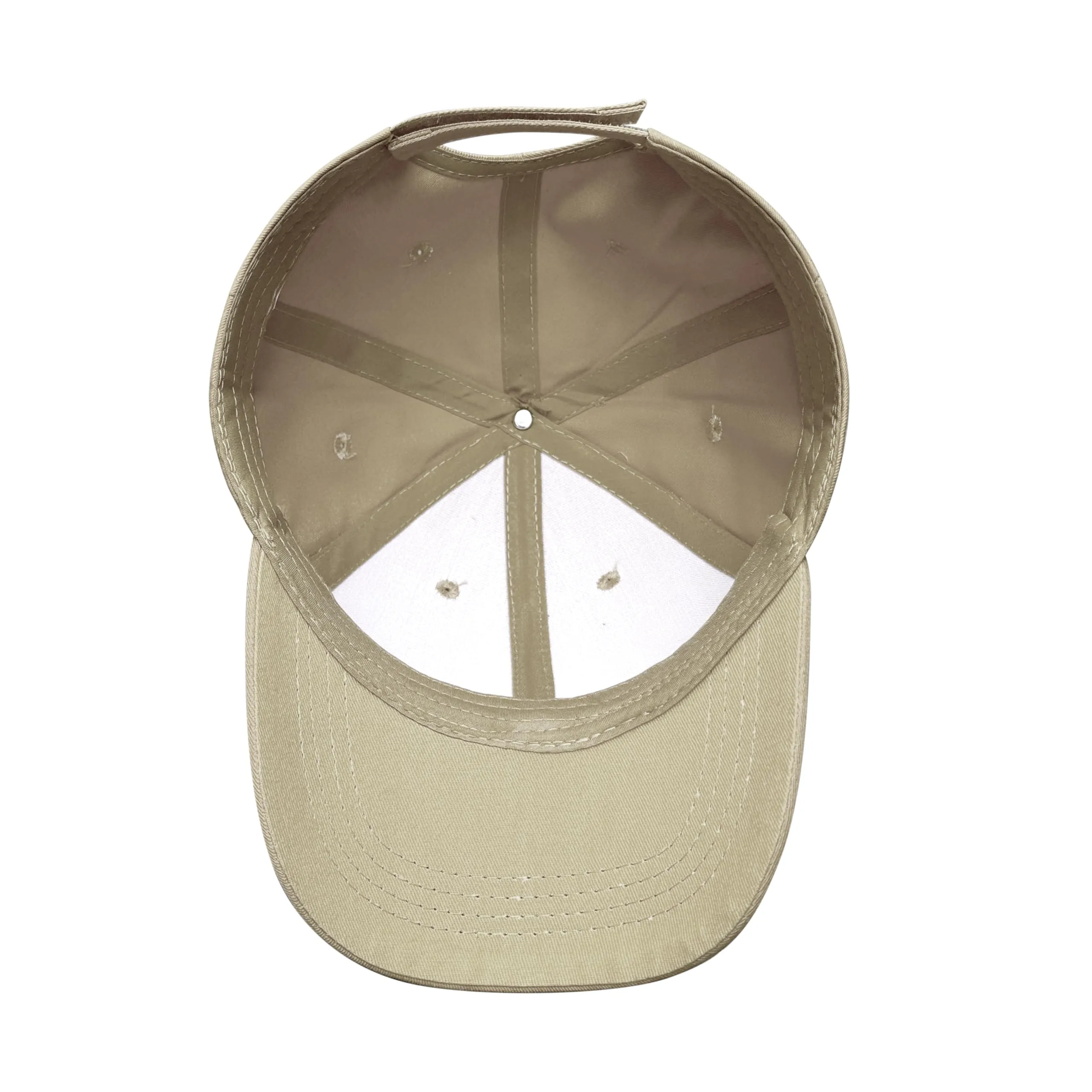Bella Accessori Cappellino Baseball Regolabile Unisex in Cotone, Beige Scuro - immagine 6
