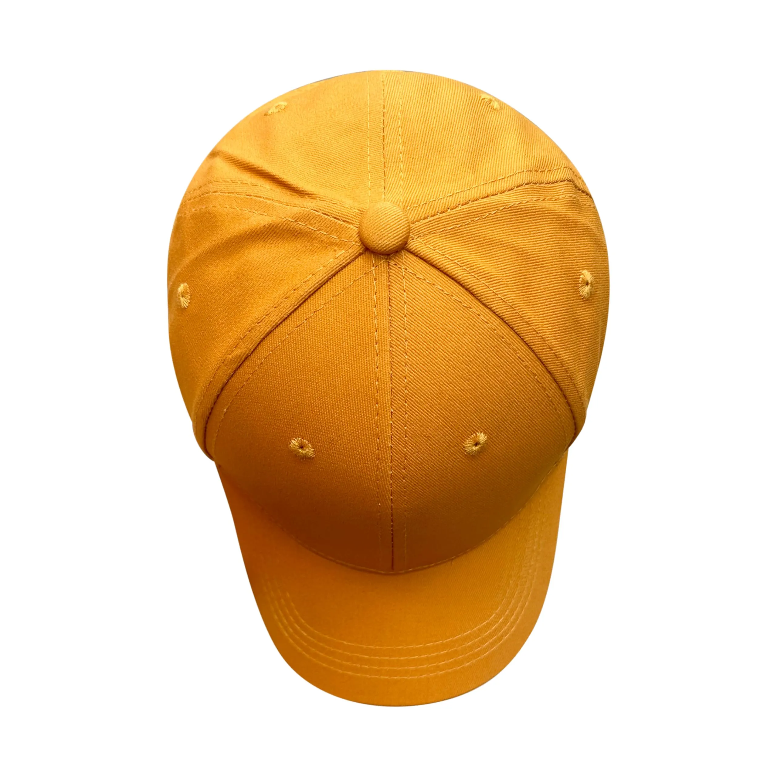 Bella Accessori Cappellino Baseball Regolabile Unisex in Cotone, Giallo Ambra - immagine 3