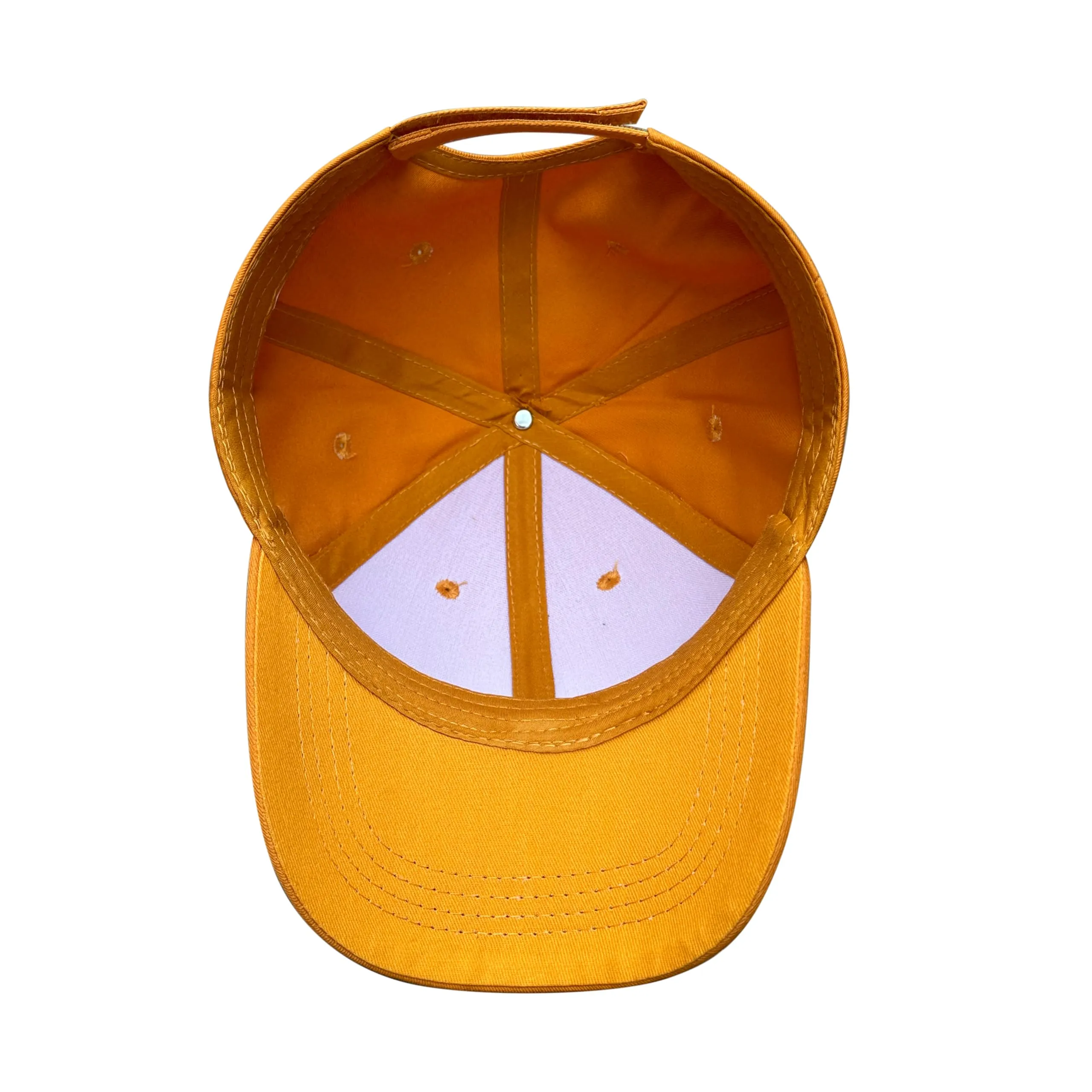 Bella Accessori Cappellino Baseball Regolabile Unisex in Cotone, Giallo Ambra - immagine 6