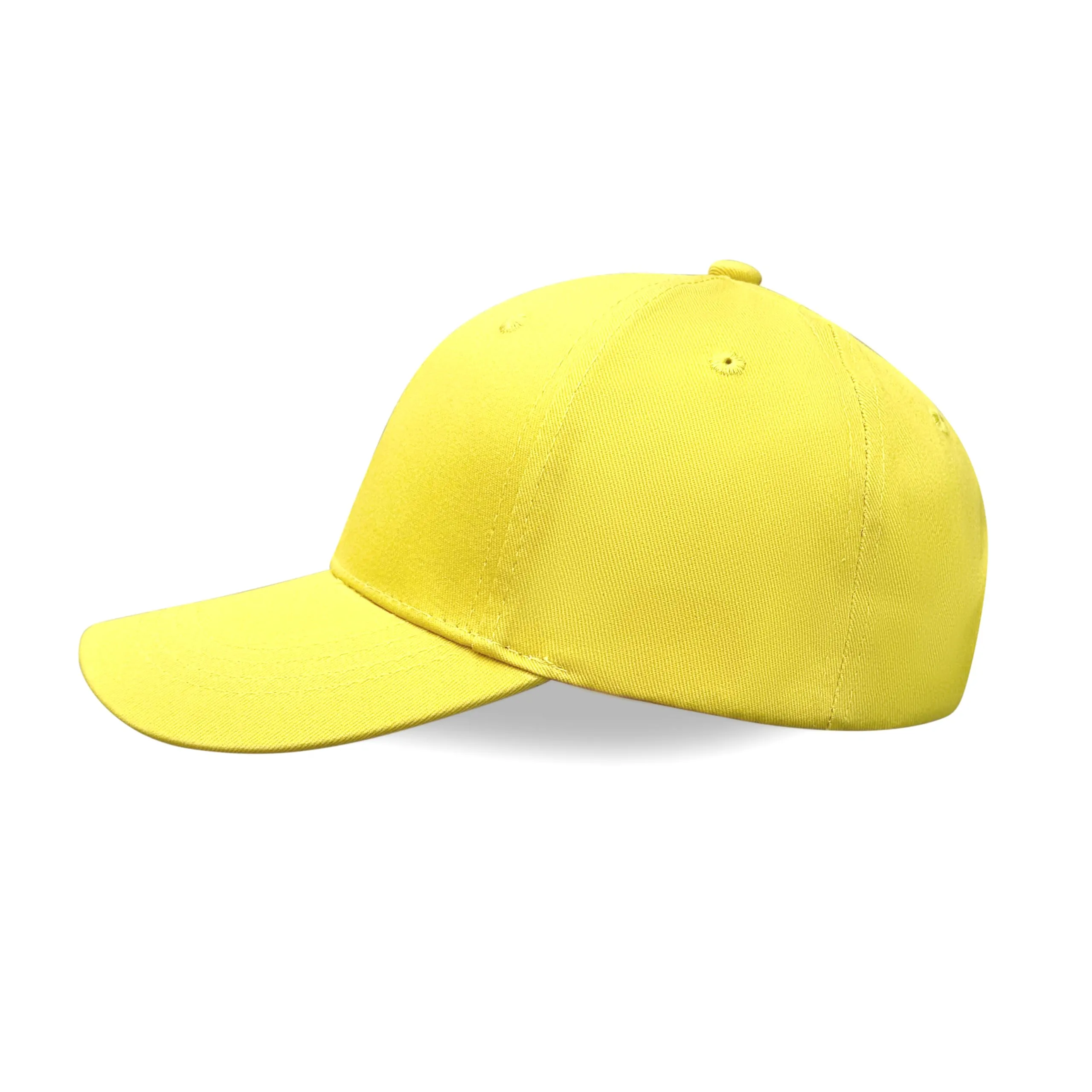Bella Accessori Cappellino Baseball Regolabile Unisex in Cotone, Giallo Chiaro - immagine 2