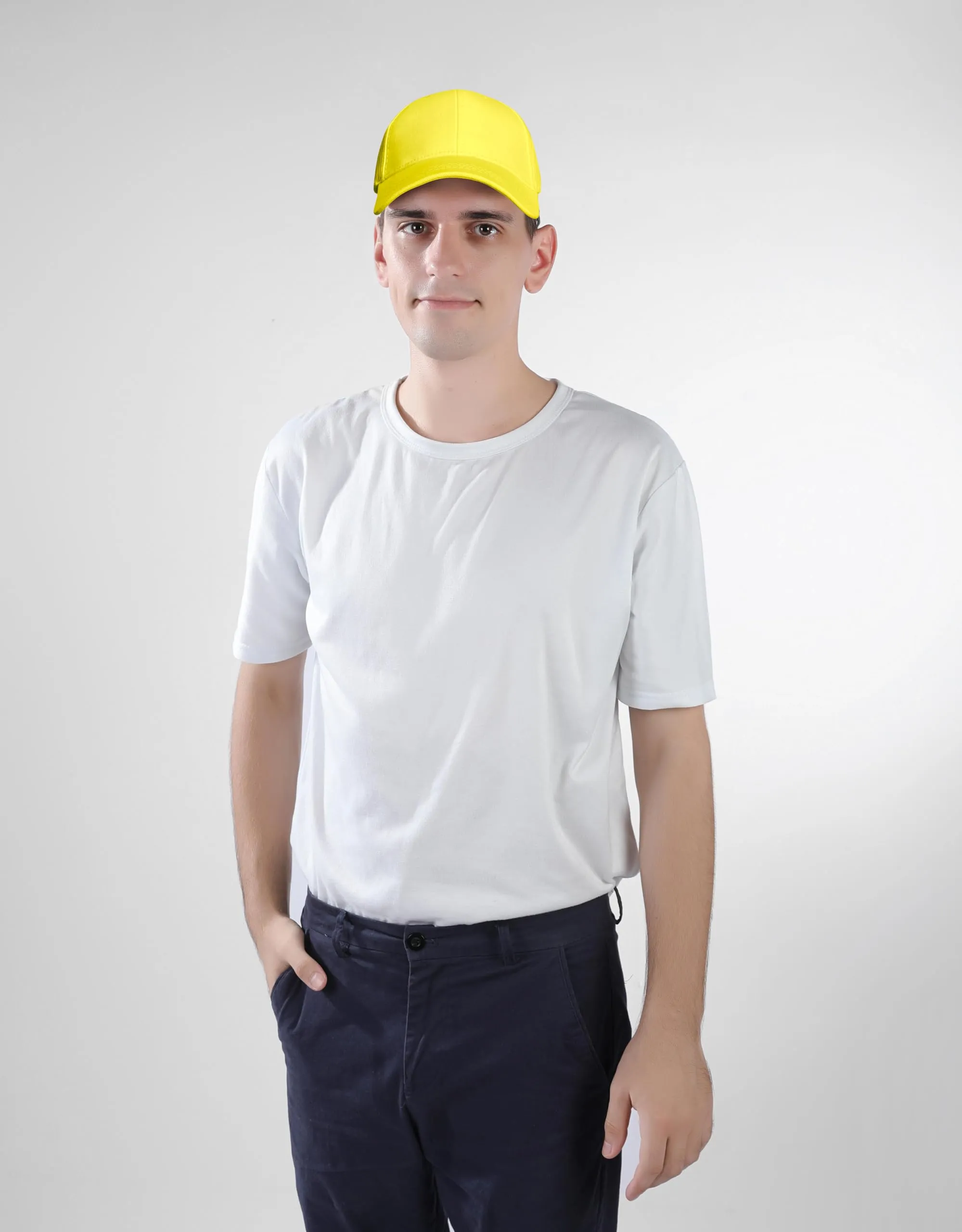 Bella Accessori Cappellino Baseball Regolabile Unisex in Cotone, Giallo Chiaro - immagine 7