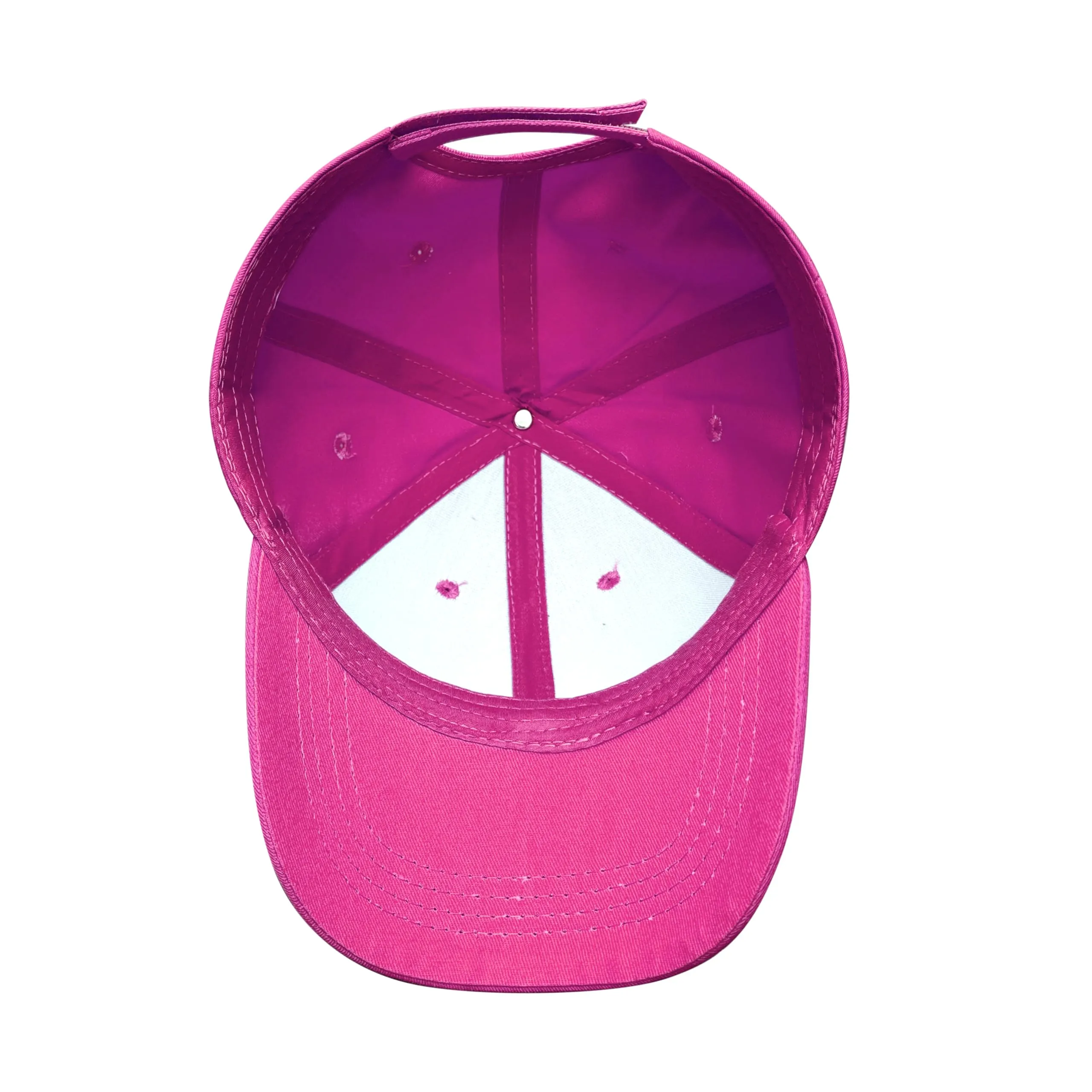 Bella Accessori Cappellino Baseball Regolabile in Cotone Unisex - Fuscia - immagine 6
