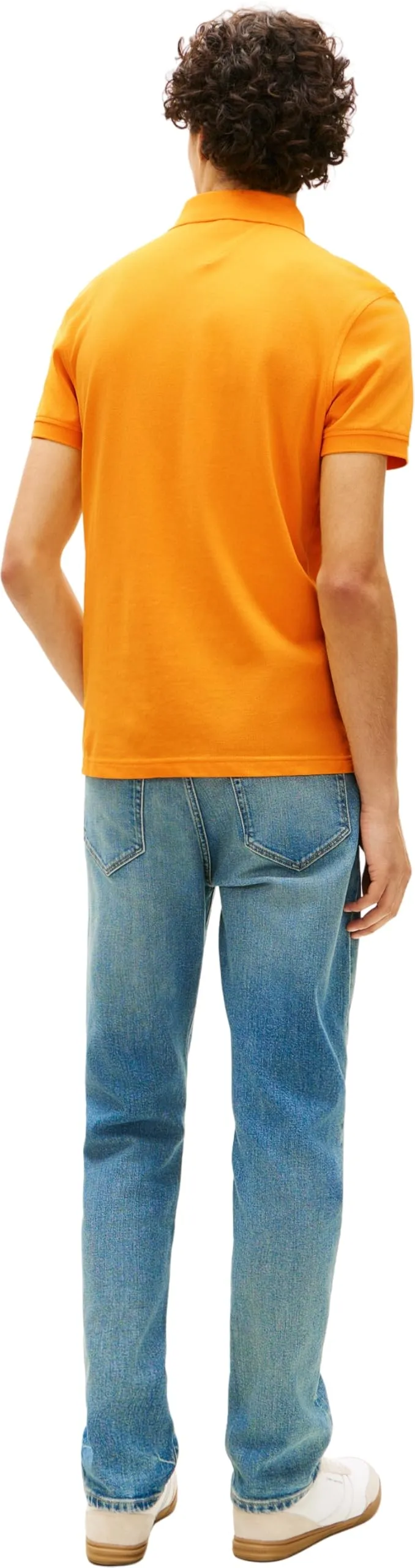 Tommy Hilfiger 1985 Slim Fit Polo Shirt, Orange Flash, S - immagine 3
