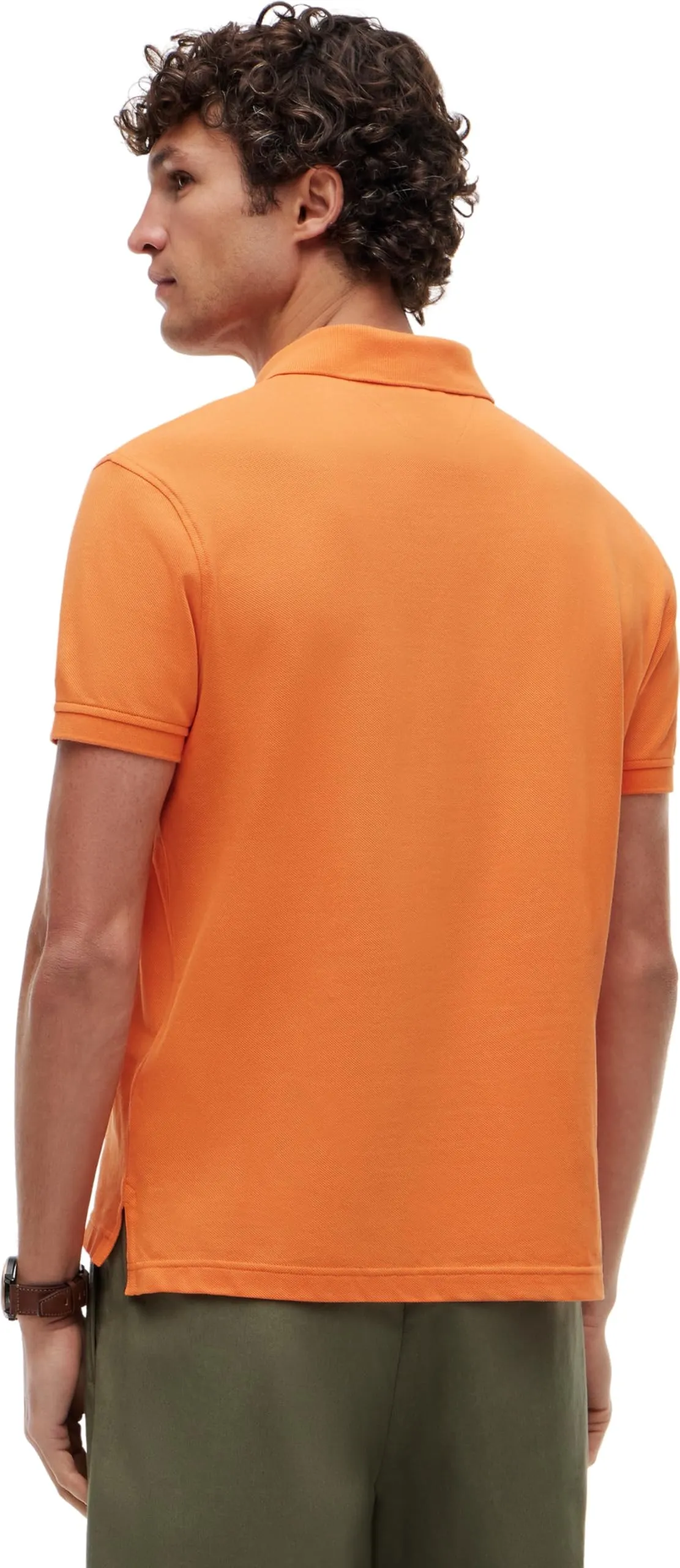 Tommy Hilfiger 1985 Regular Fit Polo Shirt, Orange Tulip, S - immagine 3
