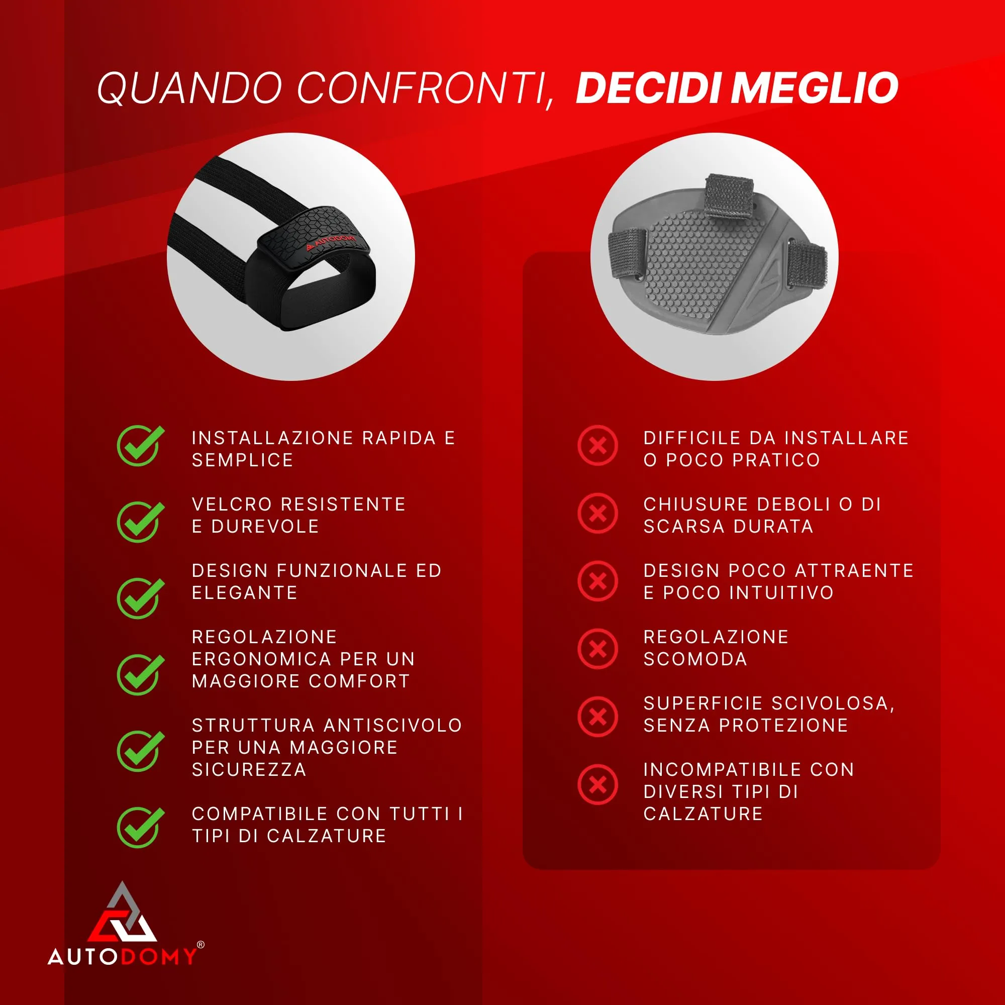 Autodomy Protezione Scarpe Moto Leva Cambio Copriscarpe per Motociclo Quad ATV V2 - immagine 6