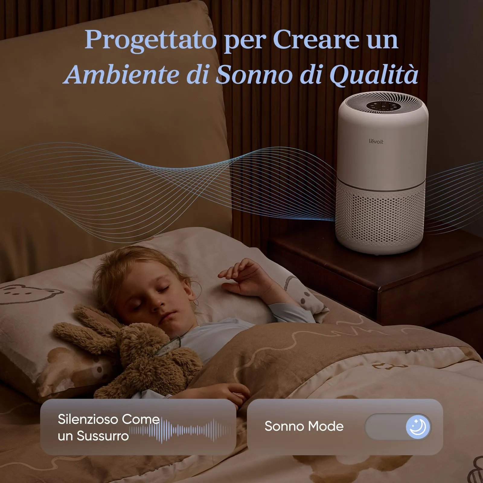 Levoit Core 300 Purificatore d'Aria con Filtro HEPA, fino a 44m² - immagine 6