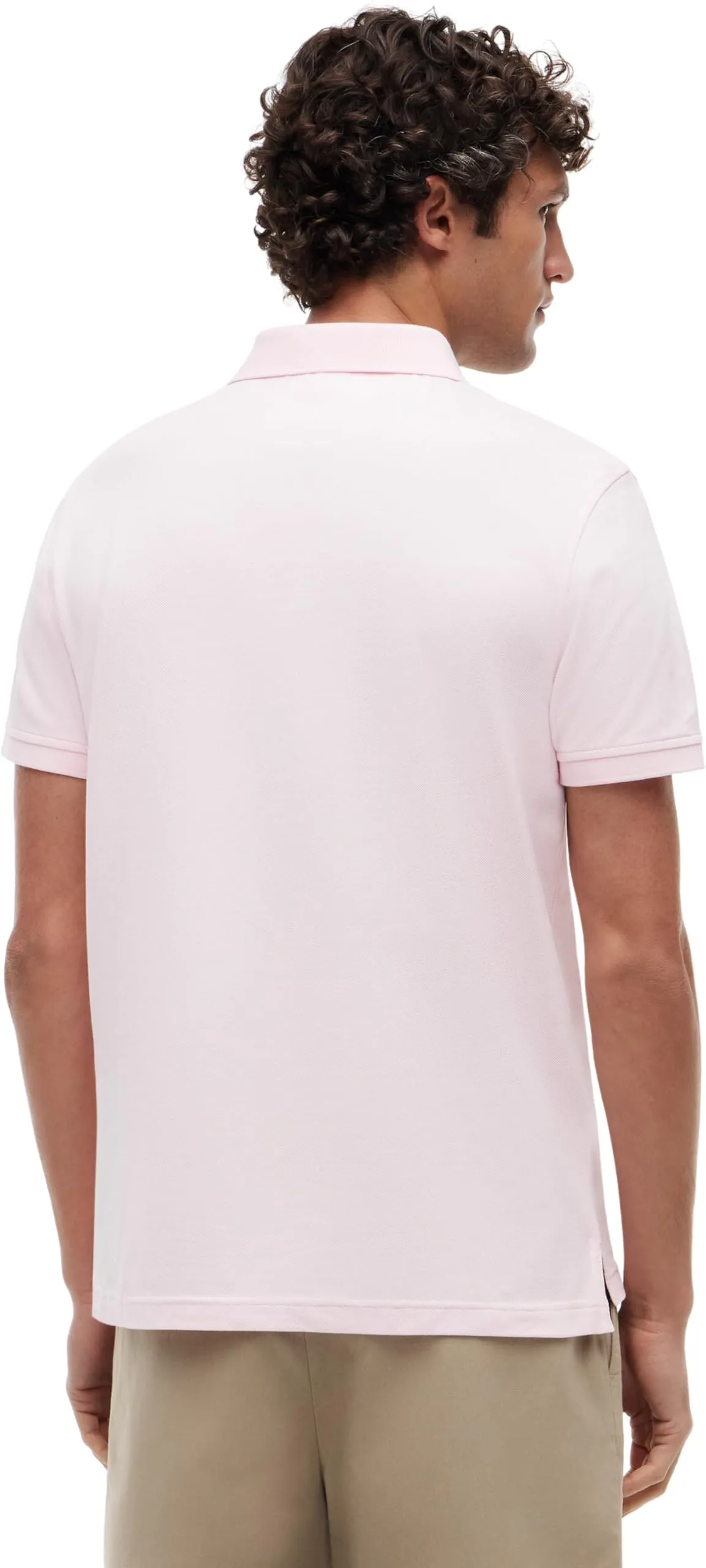 Tommy Hilfiger Uomo Maglietta Polo 1985 Regular Fit, Pink Lily, S - immagine 2