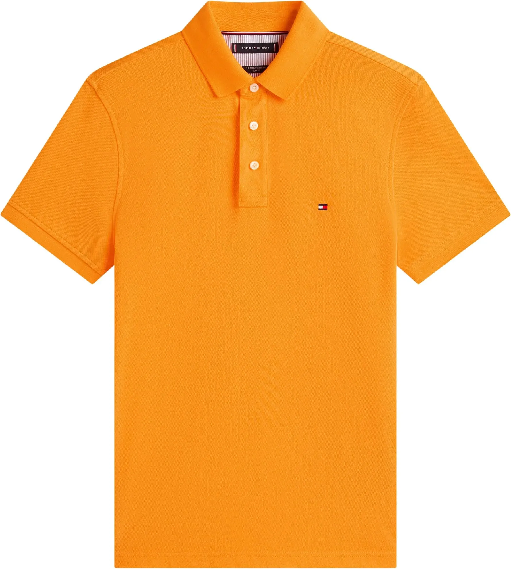 Tommy Hilfiger 1985 Slim Fit Polo Shirt, Orange Flash, XXL - immagine 6