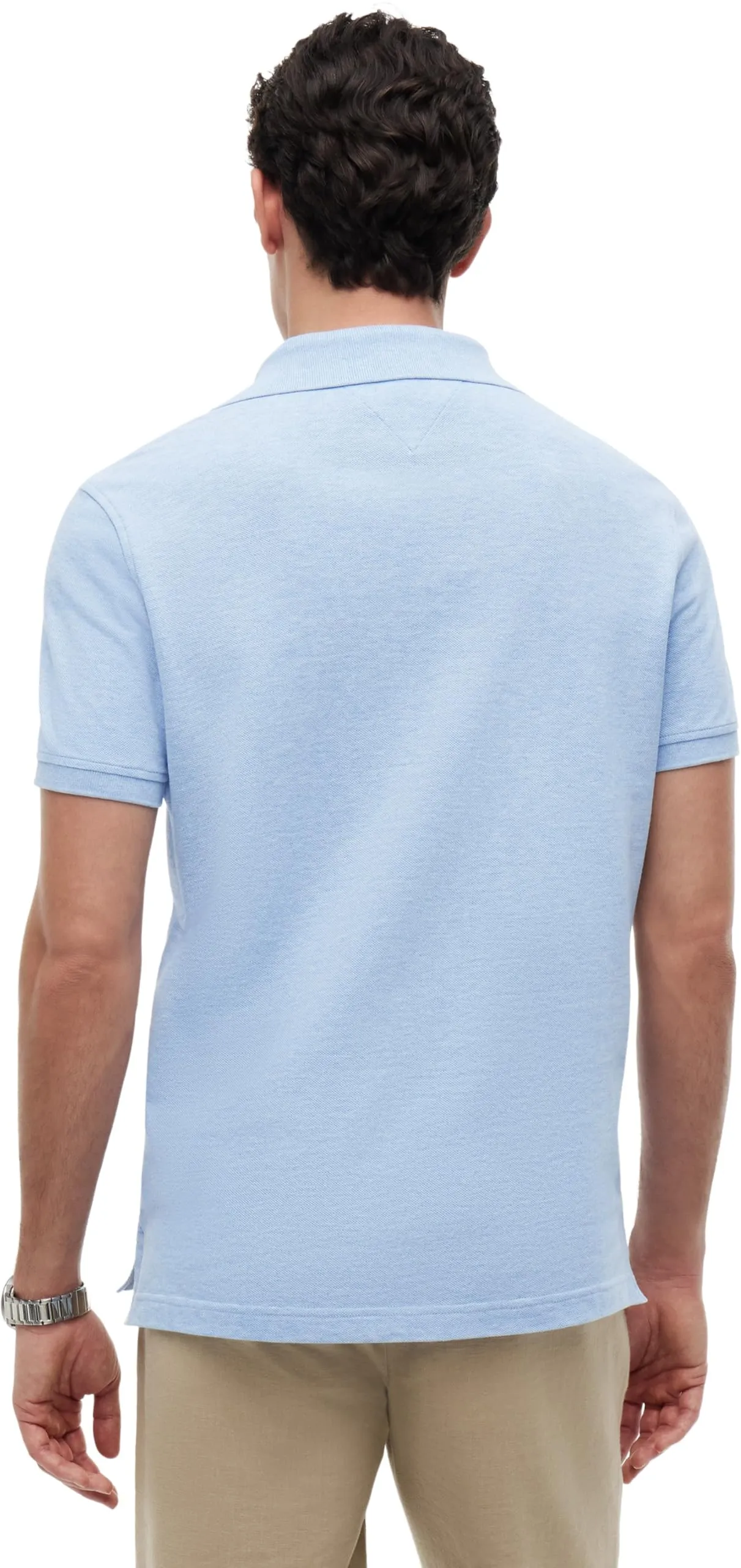 Tommy Hilfiger 1985 Regular Fit Polo Shirt, Vessel Blue Heather, XS - immagine 3