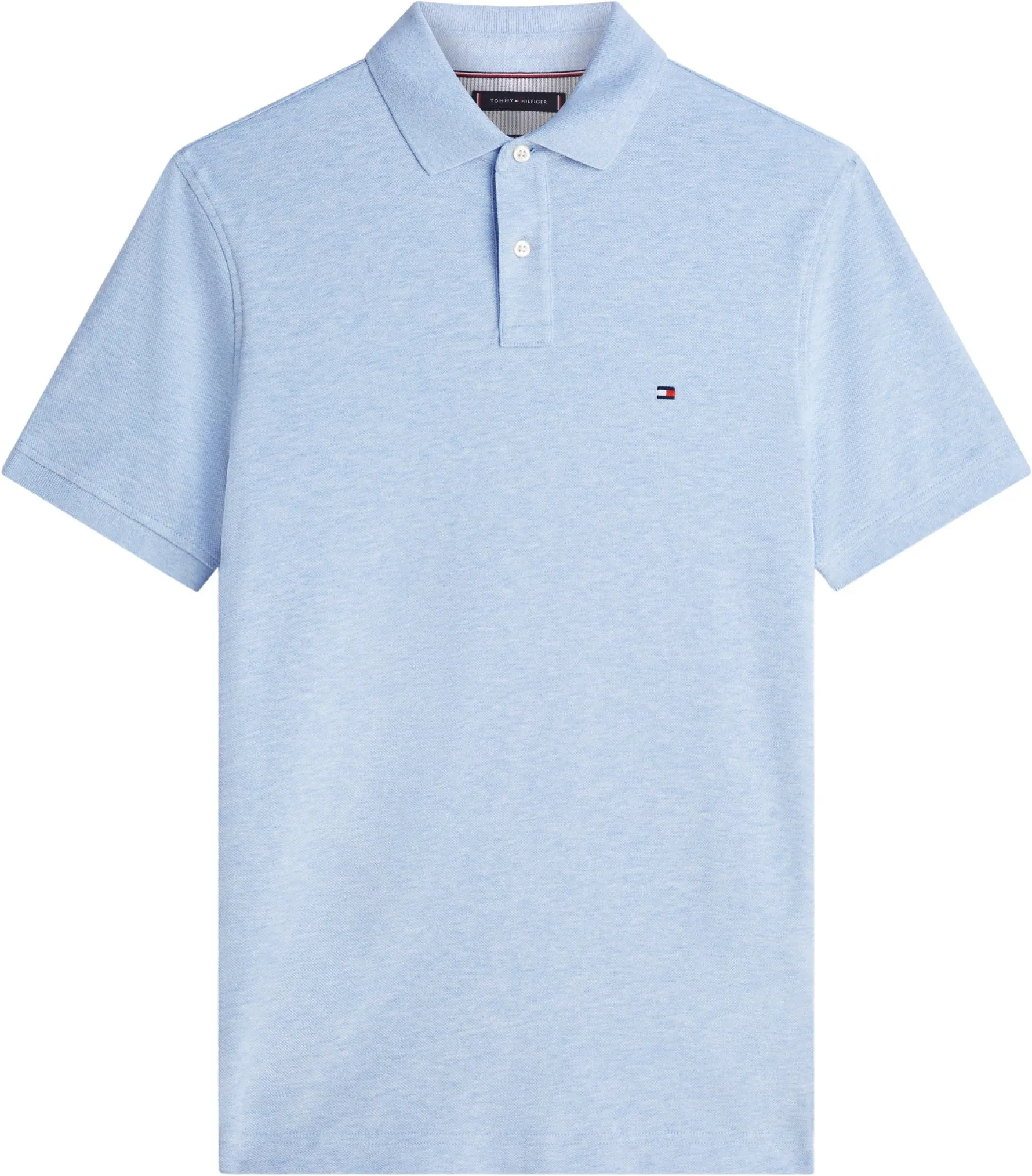 Tommy Hilfiger 1985 Regular Fit Polo Shirt, Vessel Blue Heather, XS - immagine 6