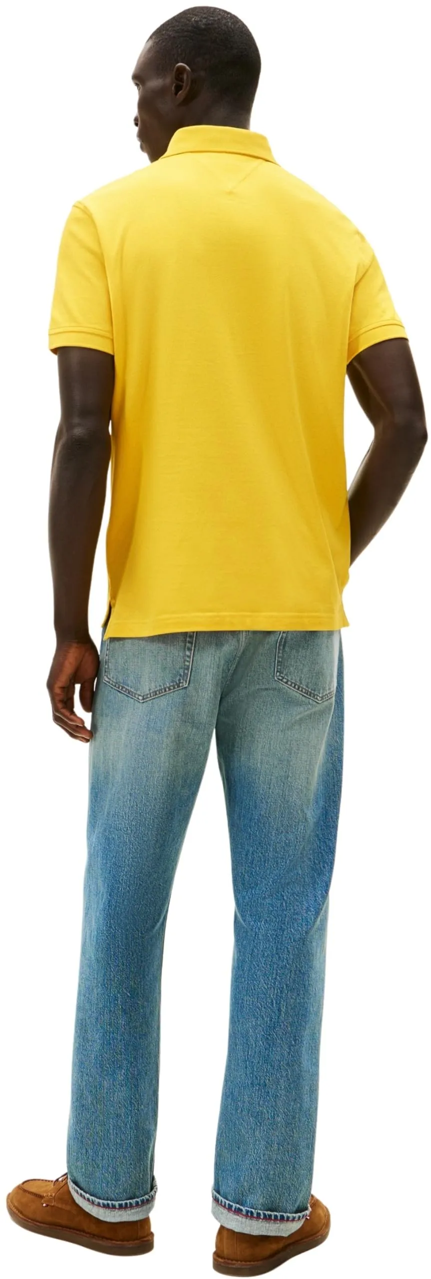 Tommy Hilfiger Uomo Maglietta Polo Maniche Corte 1985 Regular Fit, Morningside Yellow, XS - immagine 3