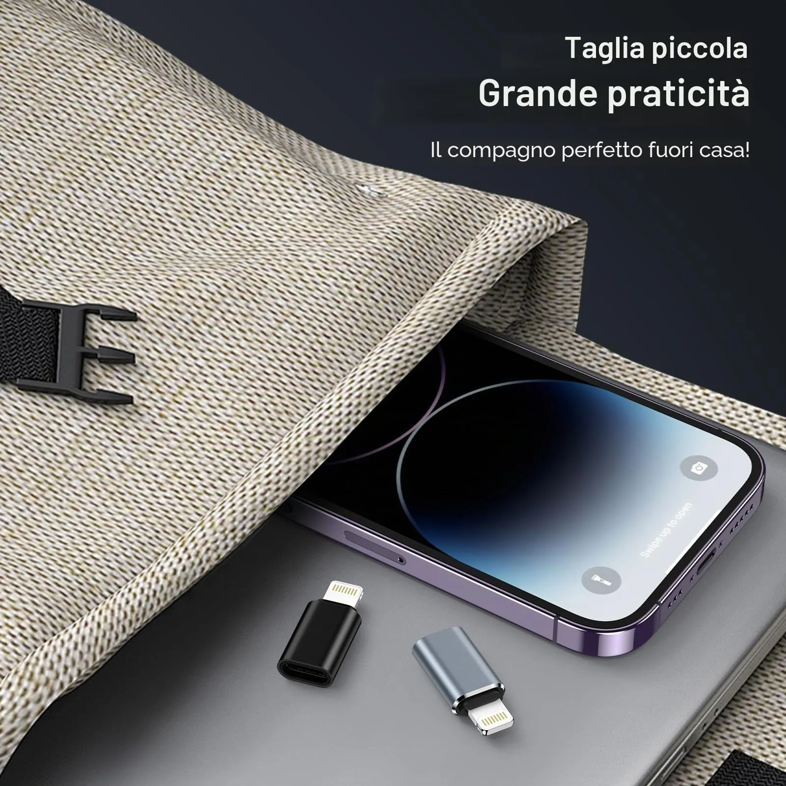 Haoano Adattatore da USB C a Lightning, Confezione da 3 pezzi - immagine 6