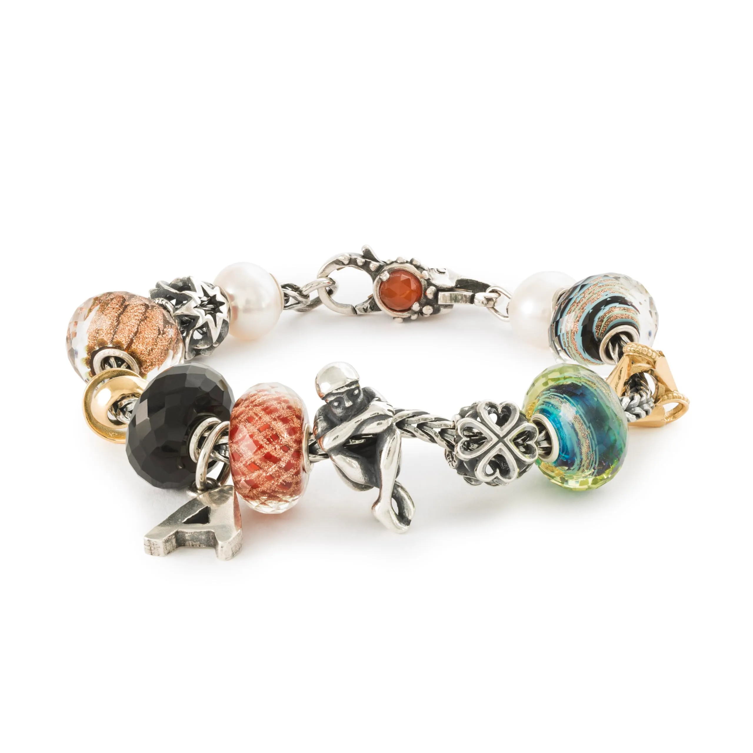 Trollbeads Collezione Invernale Suoni di Armonia e Perline d'Amore, Argento Sterling e Oro Giallo - immagine 3