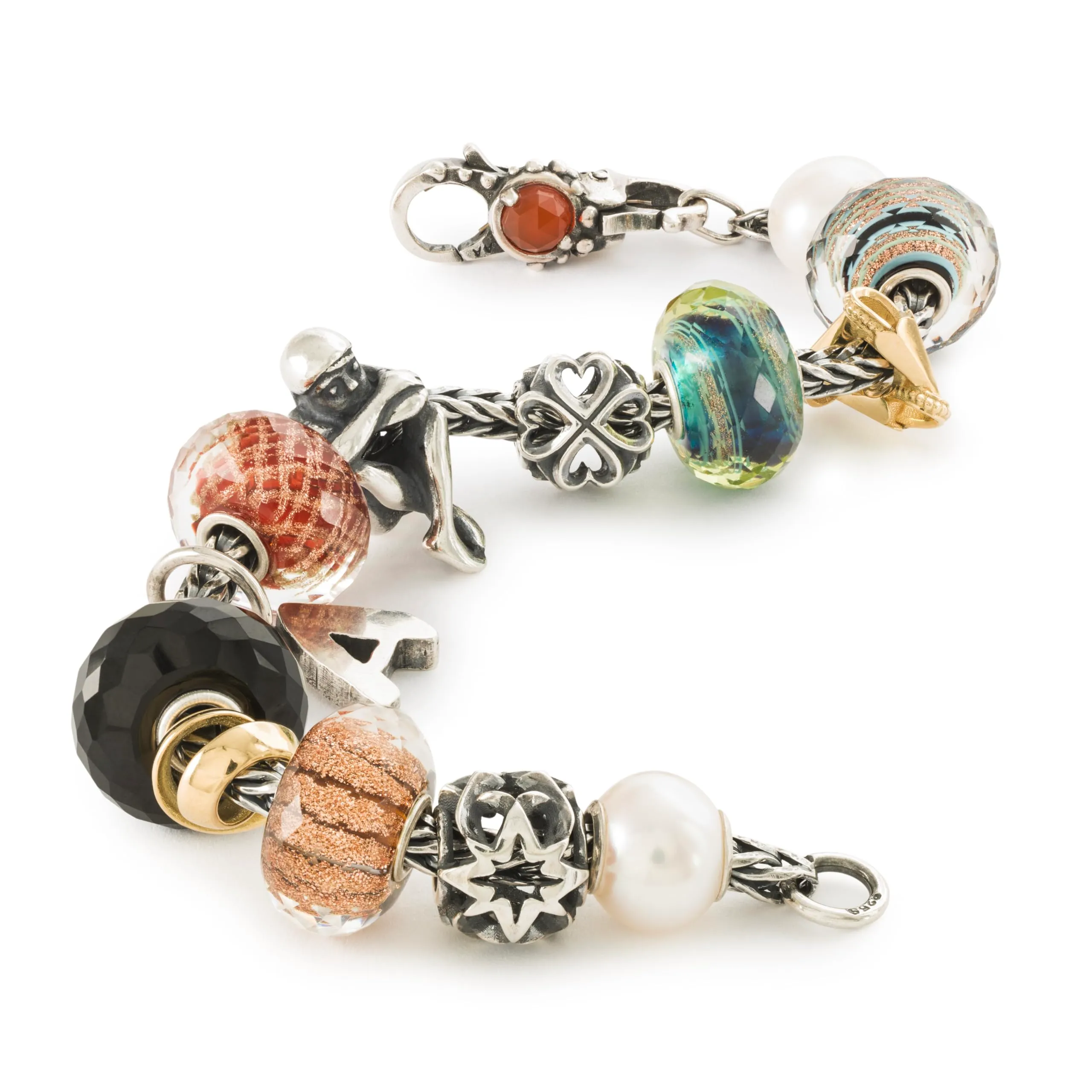 Trollbeads Collezione Invernale Suoni di Armonia e Perline d'Amore, Argento Sterling e Oro Giallo - immagine 4