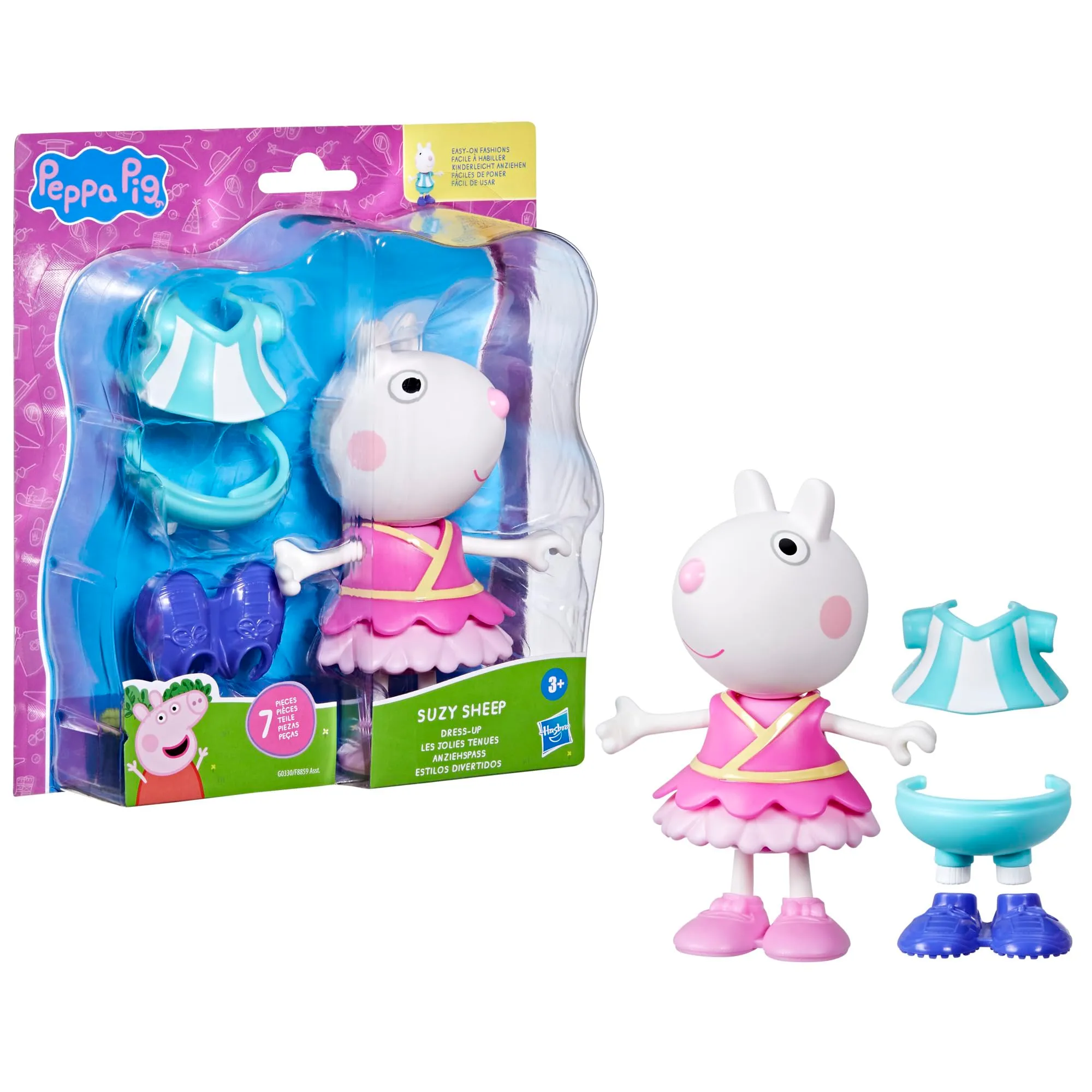 Peppa Pig Suzy Sheep Dress-Up Figure, 6 Inches - immagine 11