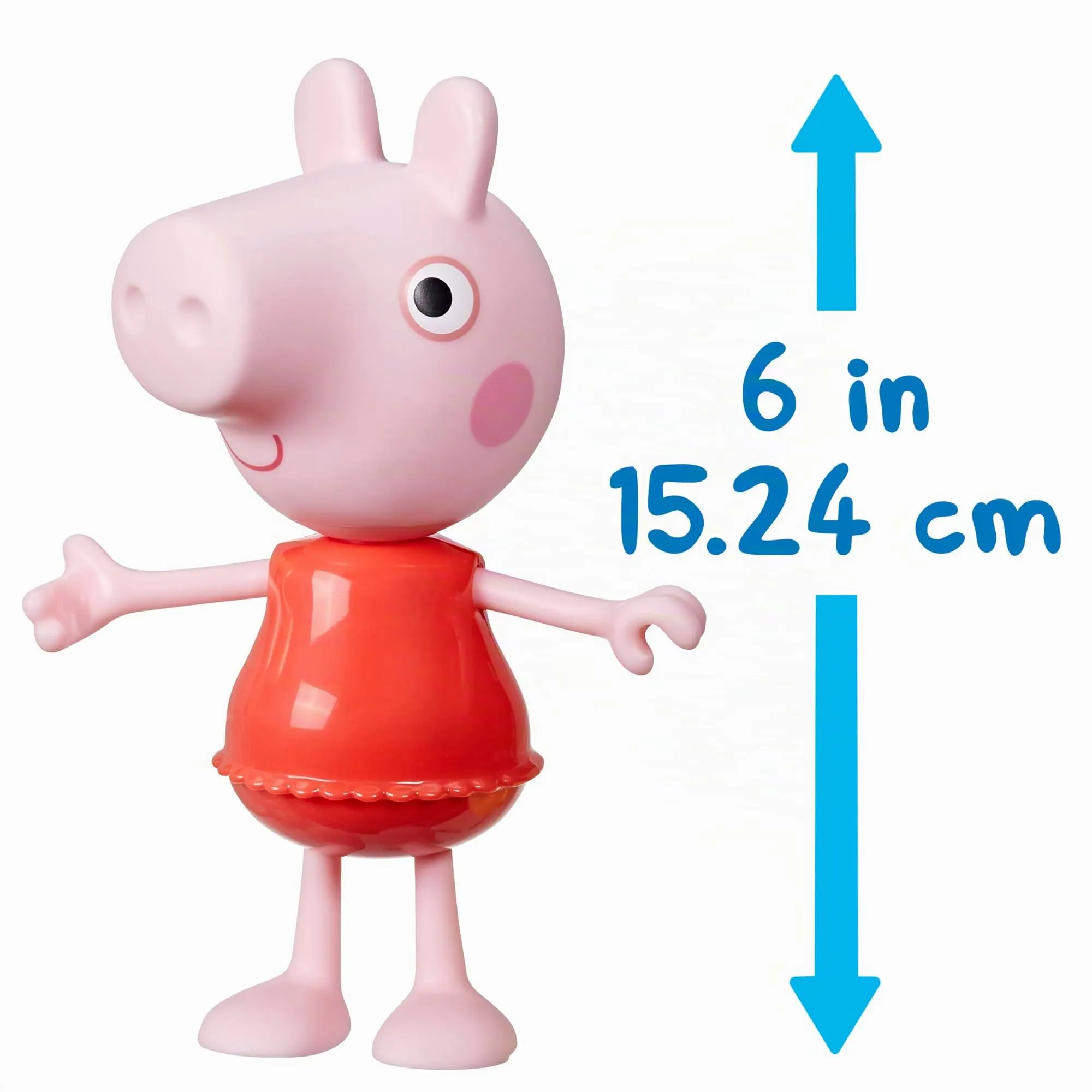 Peppa Pig Tenues de Pluie Figurine Rose 15 cm - immagine 5