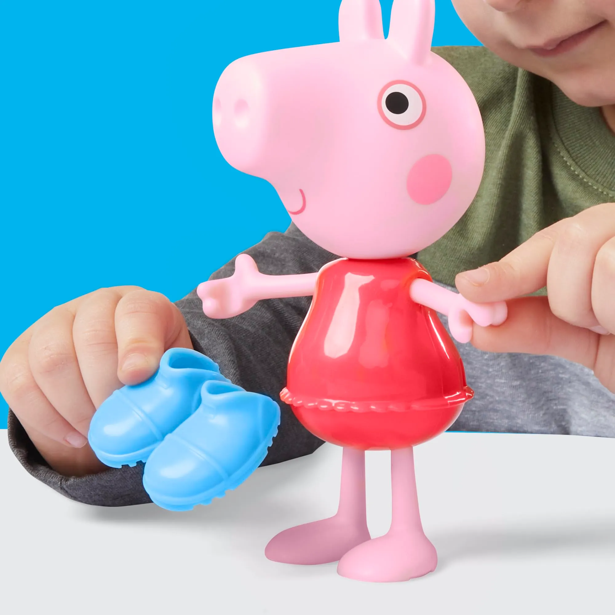 Peppa Pig Tenues de Pluie Figurine Rose 15 cm - immagine 8