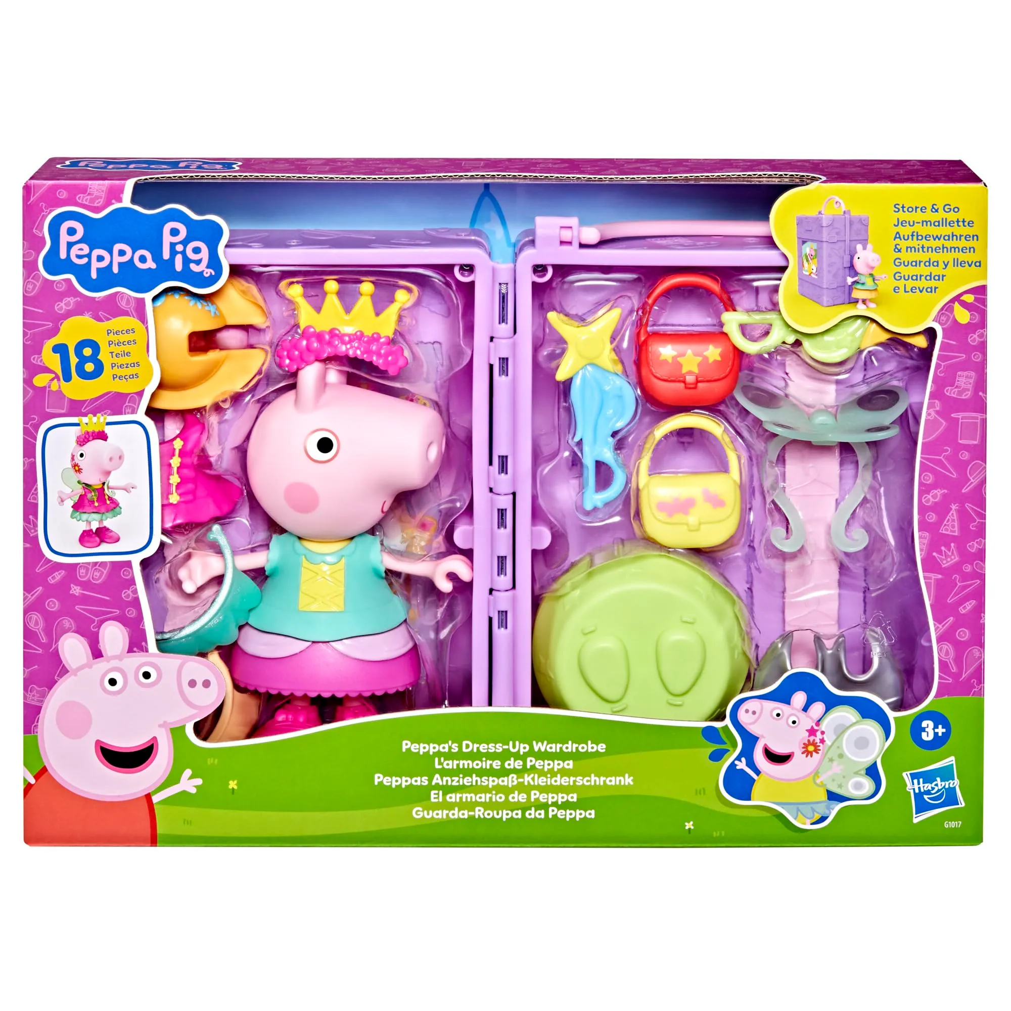Peppa Pig L’Armoire de Peppa, Ensemble de Jouets avec Figurine de 15 cm et Accessoires - immagine 2